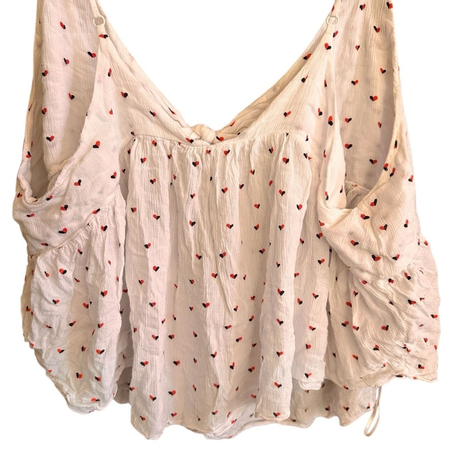 Free People Free People Intimately Riviera Romance Cami – White – Size L Size L / US 10 / IT 46 - 10 Thumbnail