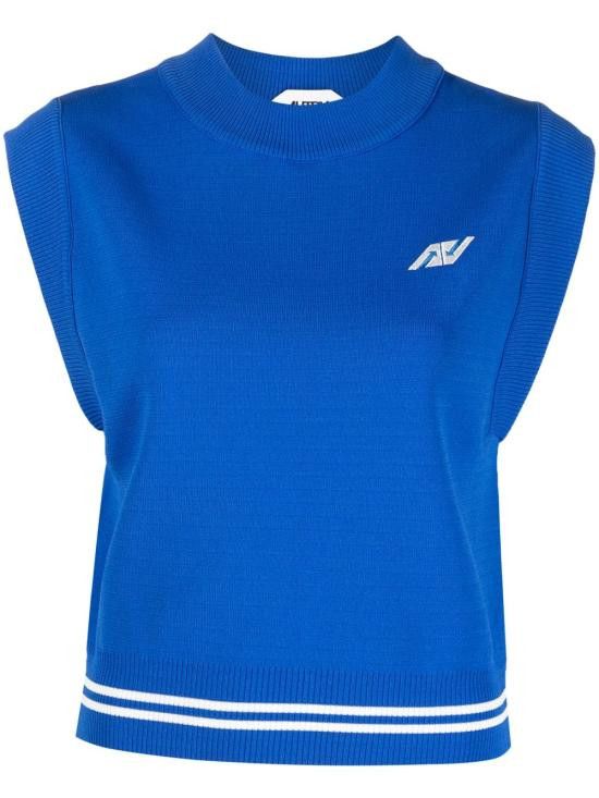 AUTRY AUTRY Women Sweater VESW 426YASTER Blue Size S / US 4 / IT 40 - 1 Thumbnail
