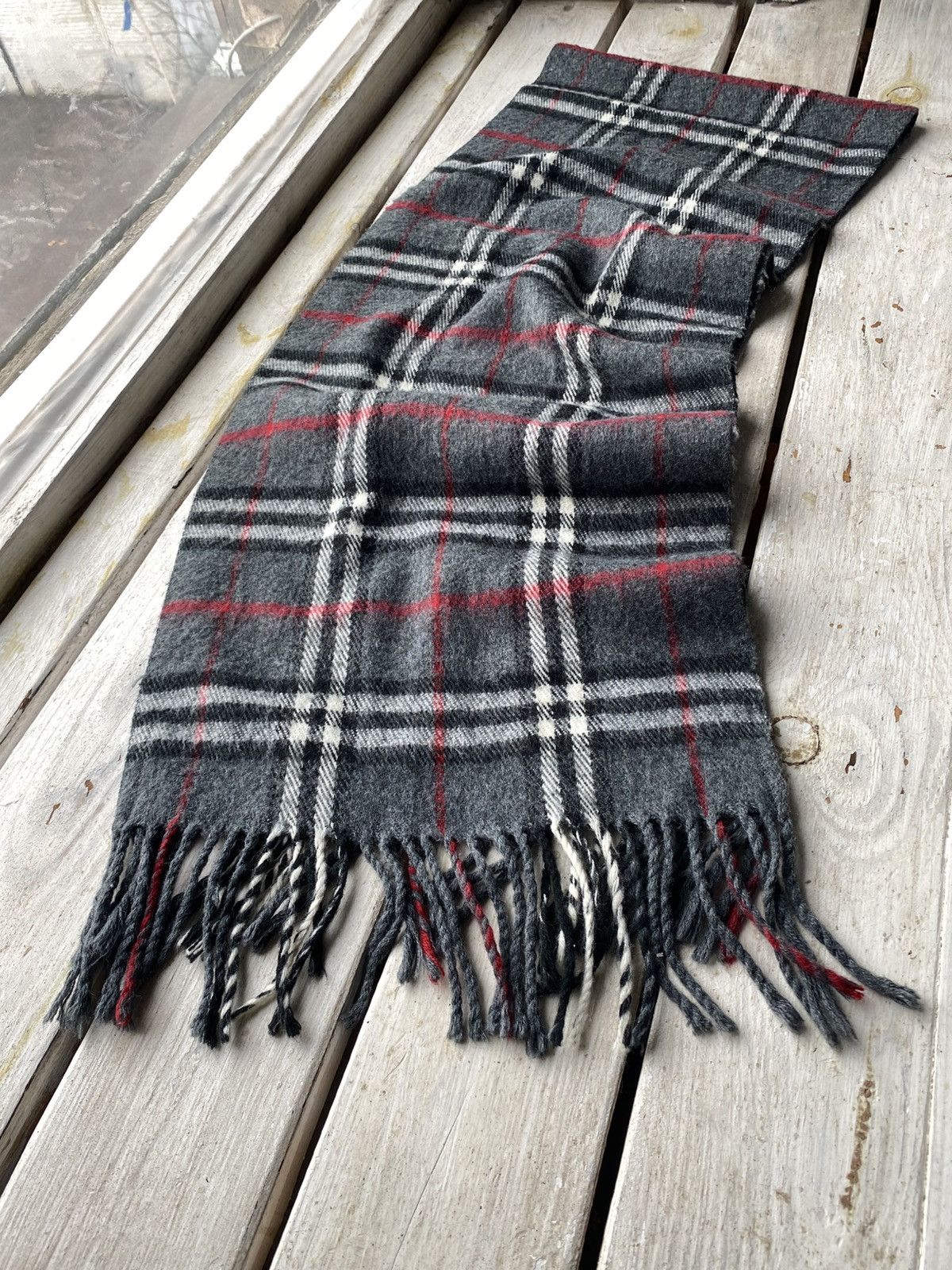 Burberry × Vintage Vintage 90s Burberry Scarf / Muffler / Neckwear Size ONE SIZE - 1 Thumbnail