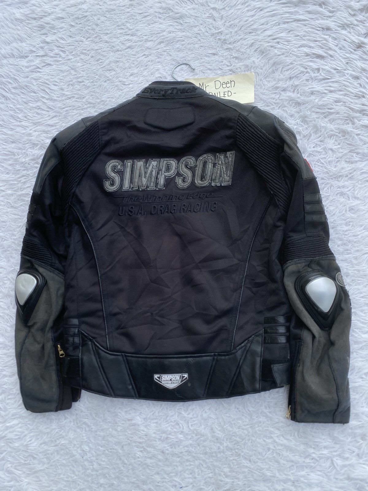 ICON Motorsports Rare Vintage Simpson Biker Racing Jacket Size US M / EU 48-50 / 2 - 20 Thumbnail