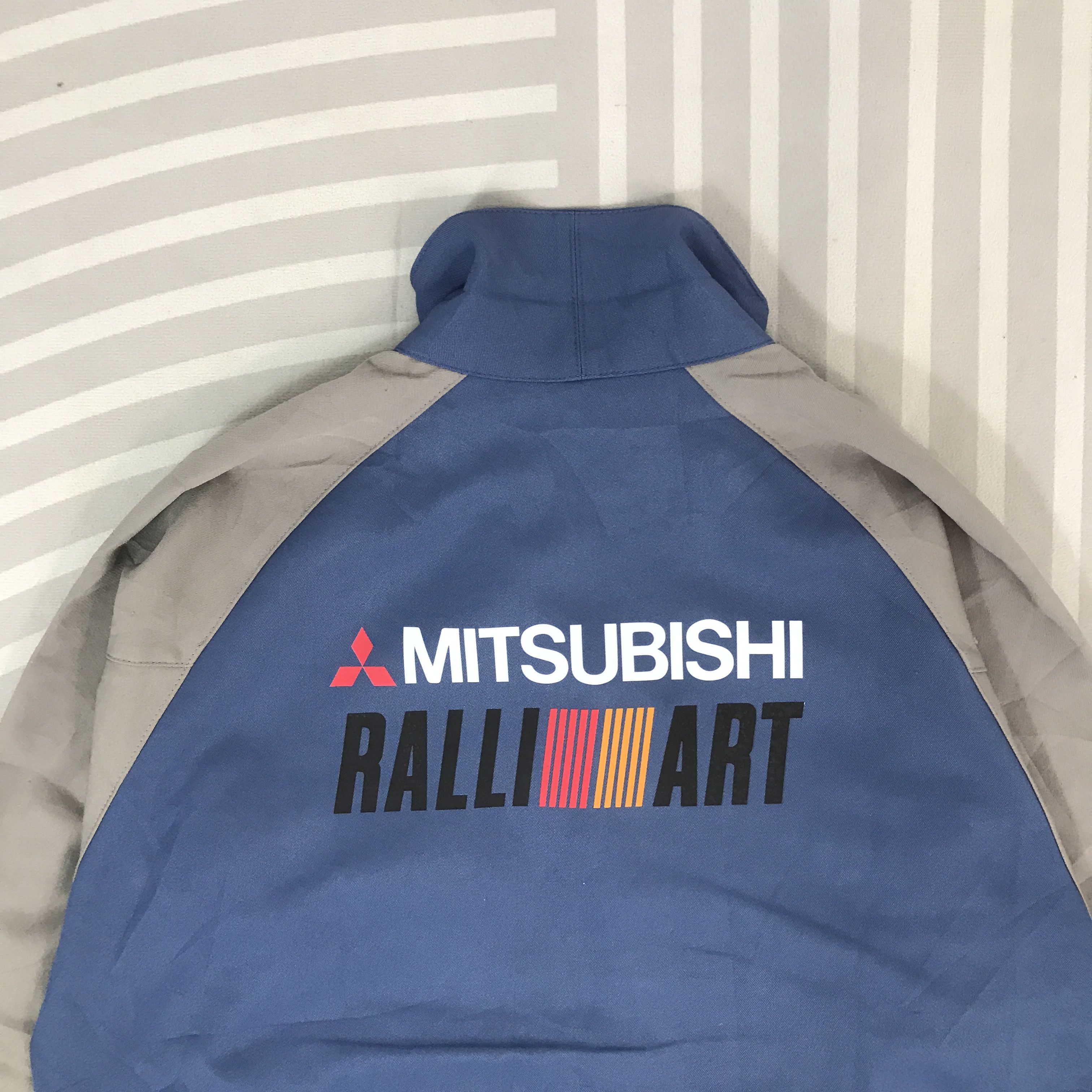 Japanese Brand Vintage Mitsubishi Racing motorsport custom Jacket Size US L / EU 52-54 / 3 - 4 Thumbnail