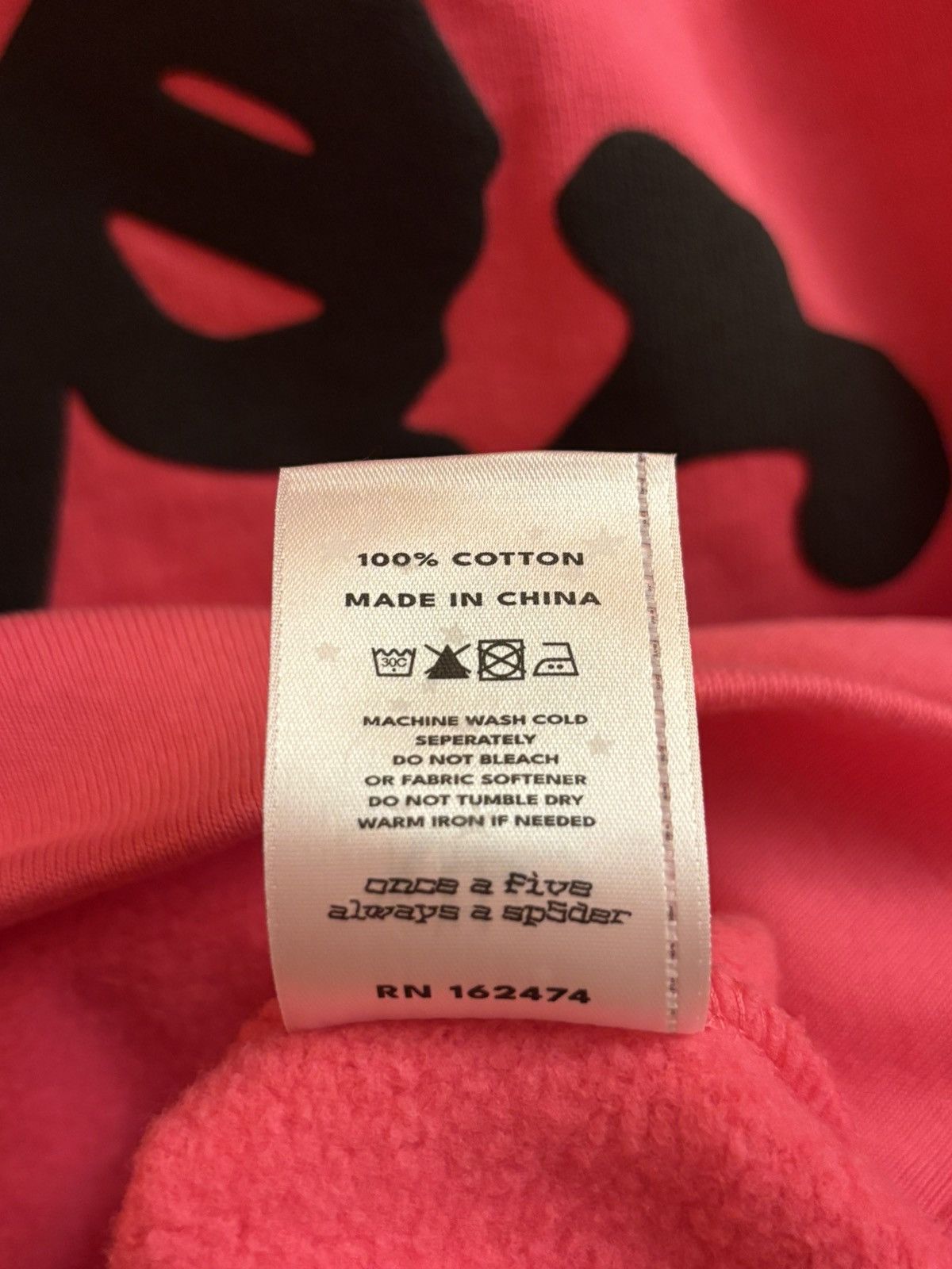 Sp5der Pink Beluga Hoodie Size US XL / EU 56 / 4 - 4 Thumbnail