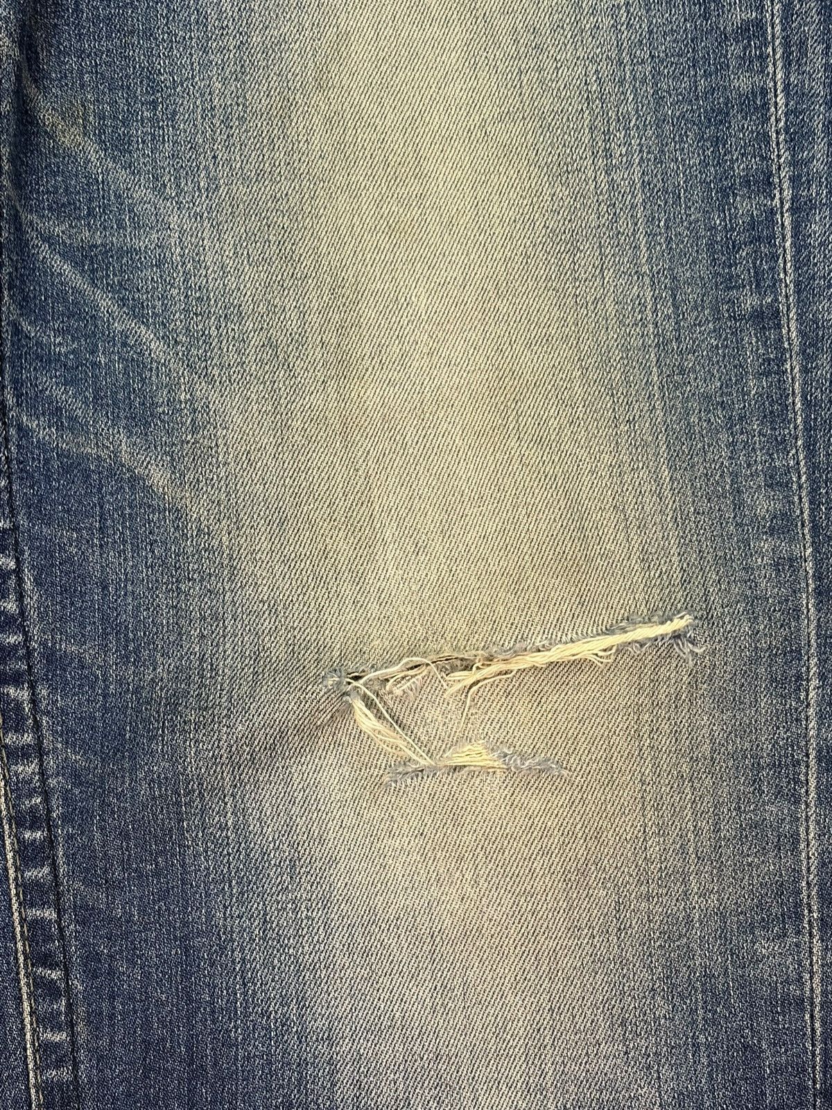 Edwin Vintage Edwin Blue Trip Mud Wash Distressed Jeans Size 32" / US 10 / IT 46 - 3 Thumbnail
