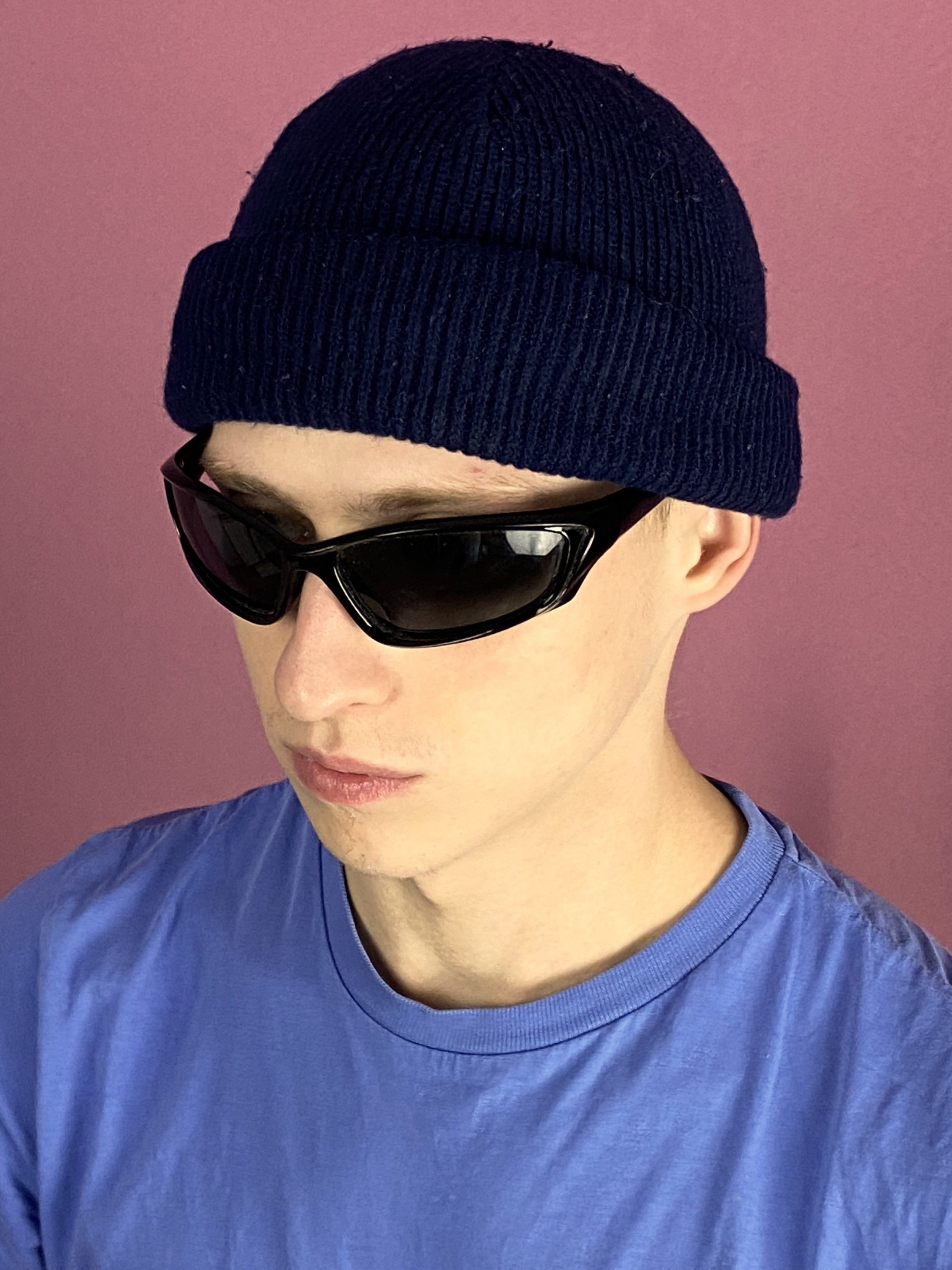 Lacoste × Vintage 80s Chemise Lacoste Vintage Beanie Hat Knit Acrylic Size ONE SIZE - 2 Thumbnail