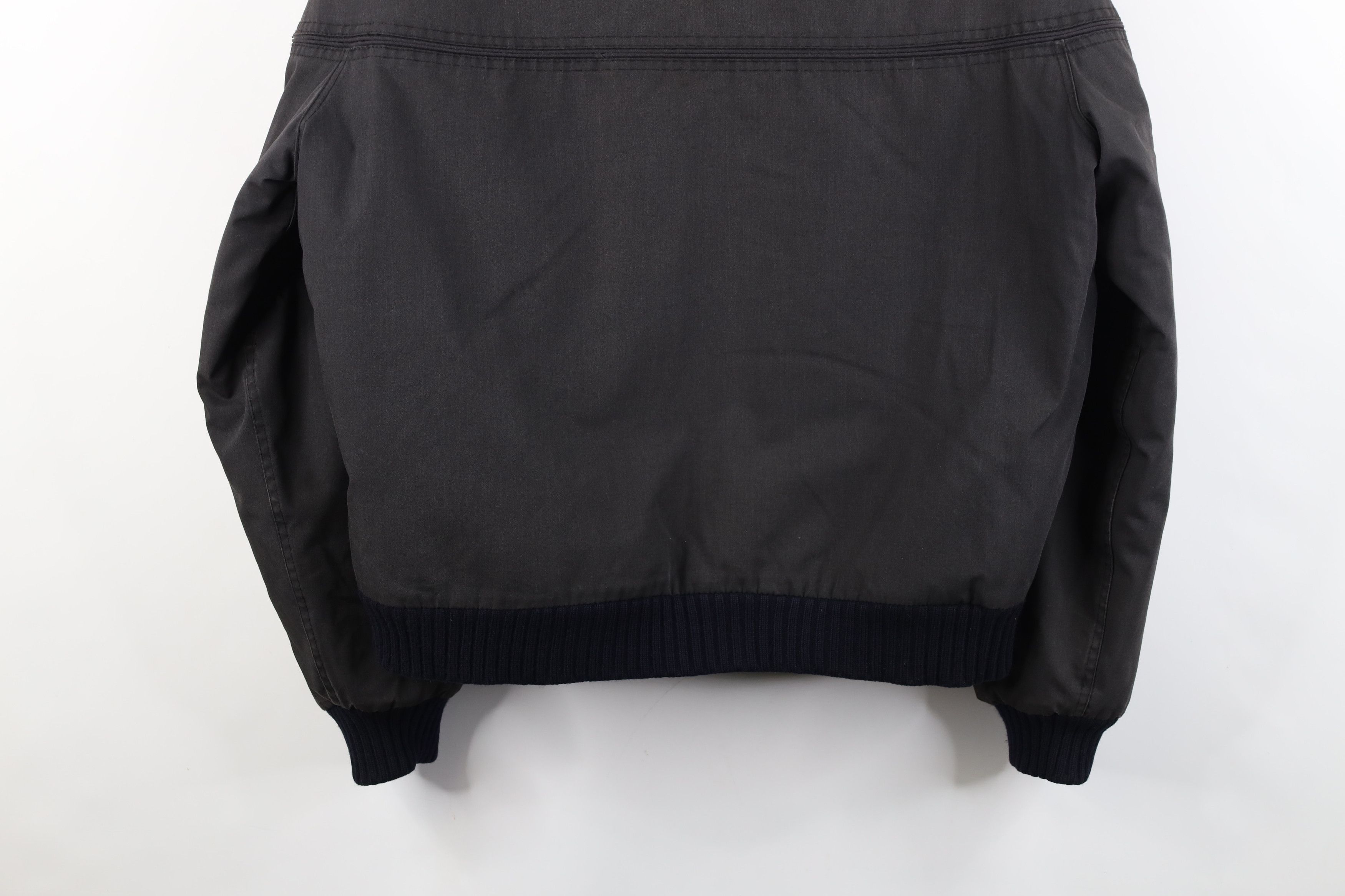 Vintage Vintage 80s 90s Streetwear Full Zip Bomber Jacket Black Size US L / EU 52-54 / 3 - 14 Thumbnail