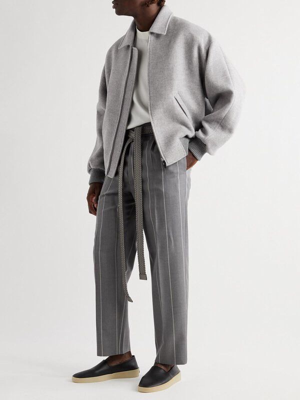 Ermenegildo Zegna × Fear of God Rare Fear of God Zegna Striped Suit Trousers 52 Size 52R - 4 Thumbnail