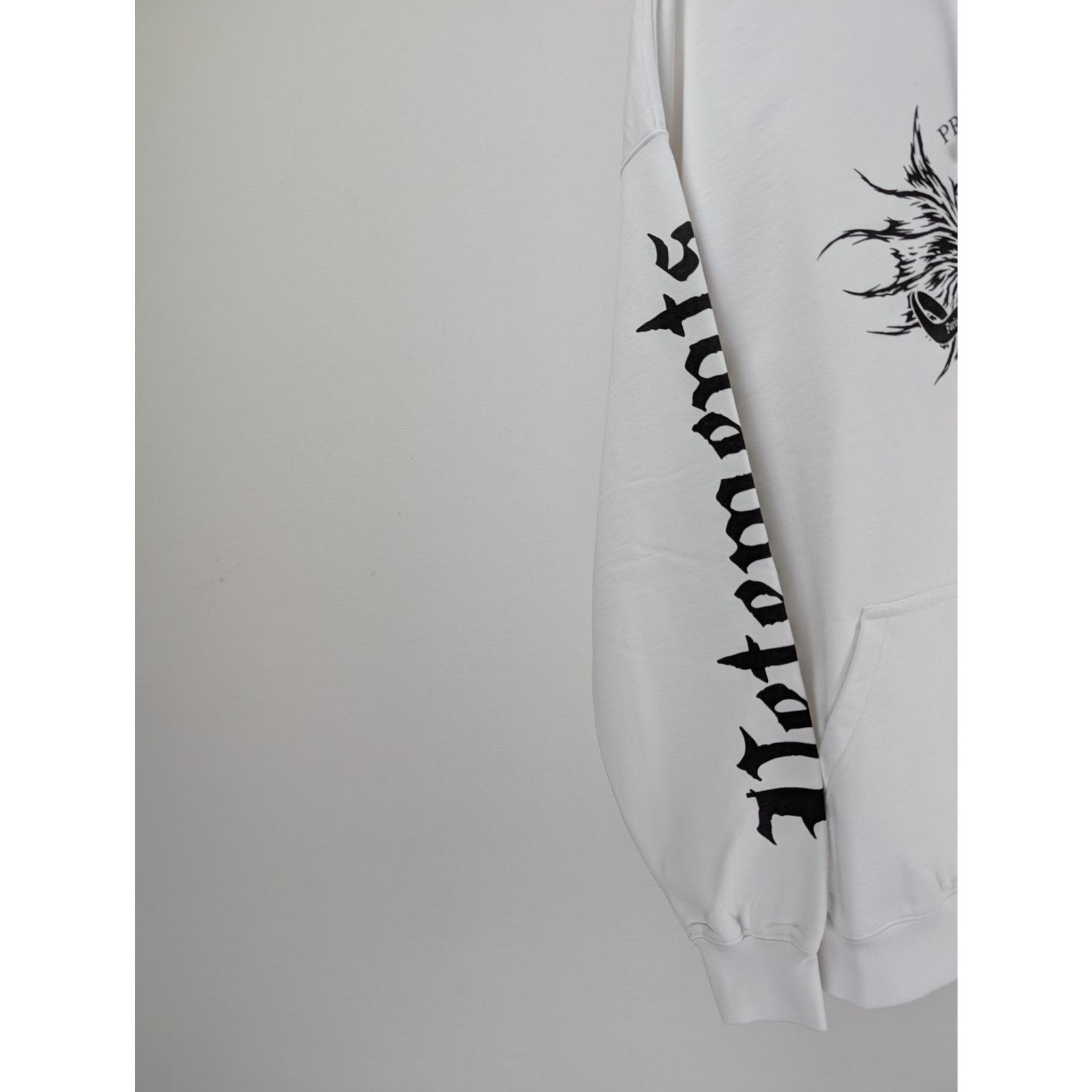 Vetements o1rshd1 Pret a Porter Hoodie in White Size US S / EU 44-46 / 1 - 6 Thumbnail