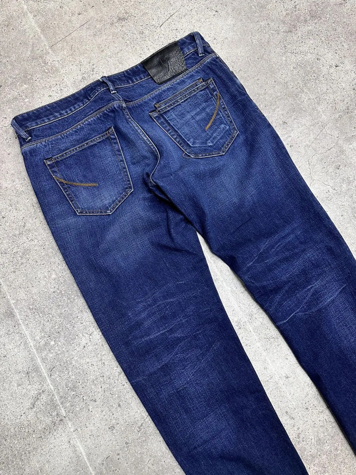 Prada Vintage Denim Blue Handpicked Jeans Baggy Casual Style Size US 35 - 12 Thumbnail