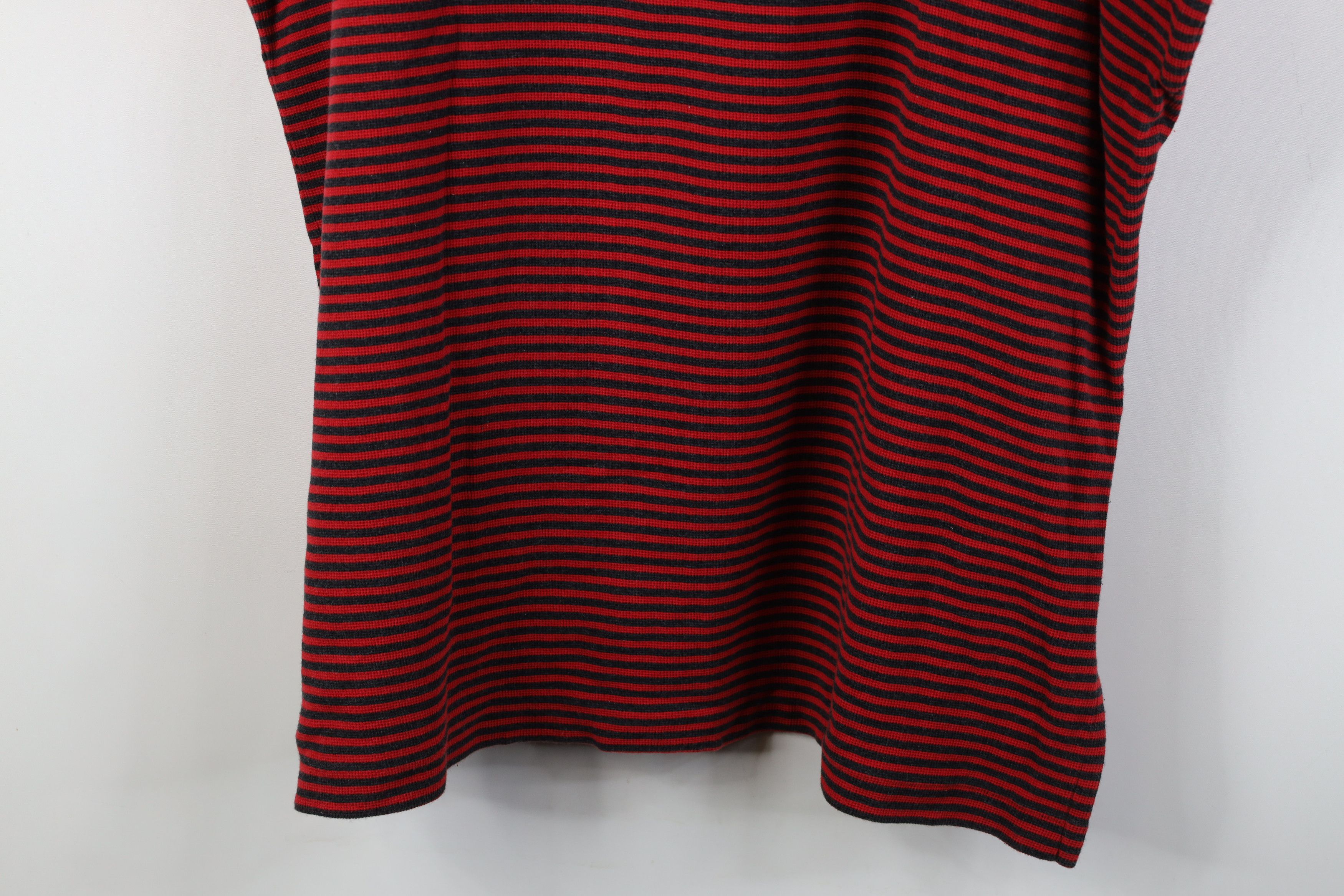 Ralph Lauren Vintage 90s Ralph Lauren Waffle Knit Golf Polo Shirt Red Size US XL / EU 56 / 4 - 12 Thumbnail