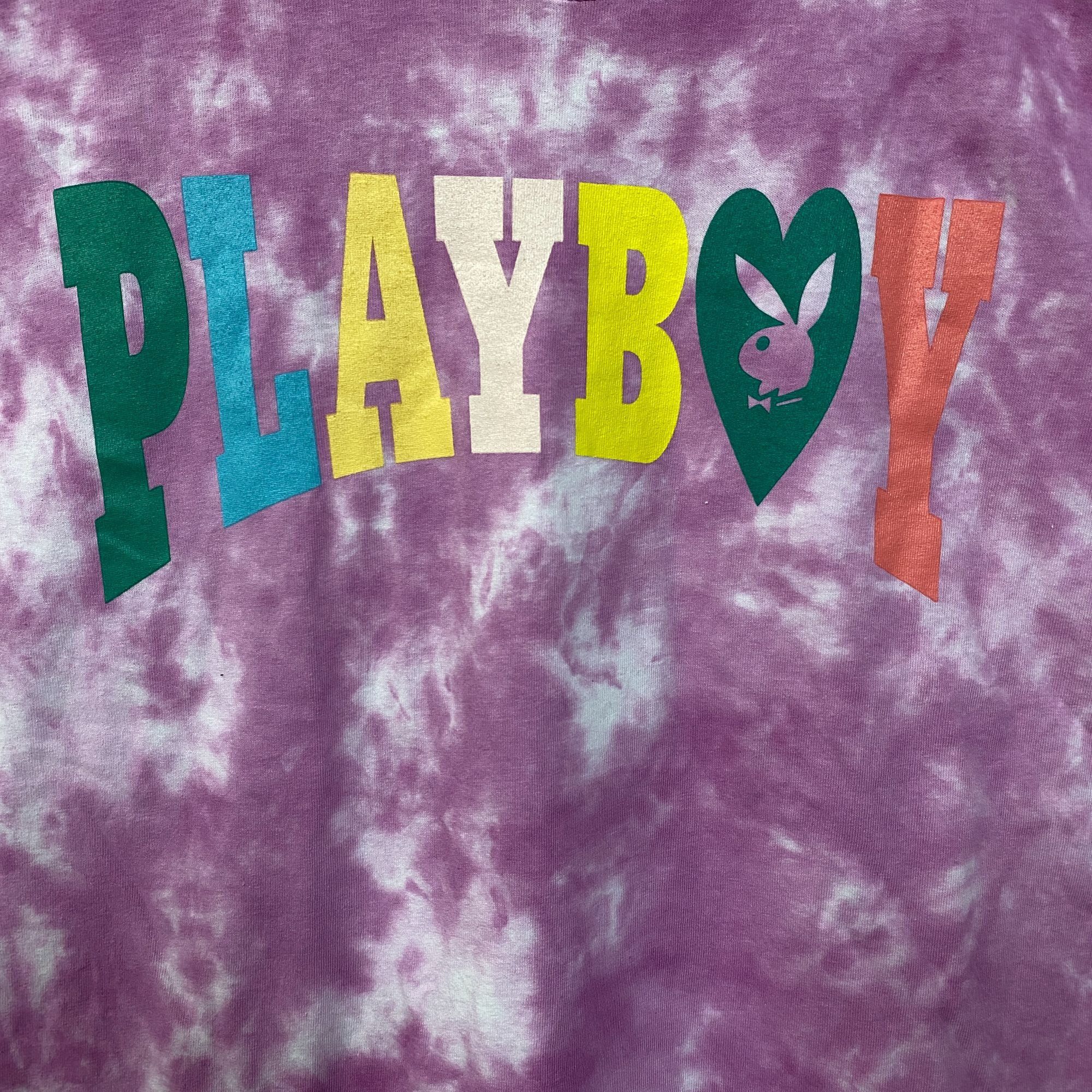 Playboy Playboy Colorful Arc Logo Tie-Dye Graphic T-Shirt XL Size US XL / EU 56 / 4 - 2 Thumbnail