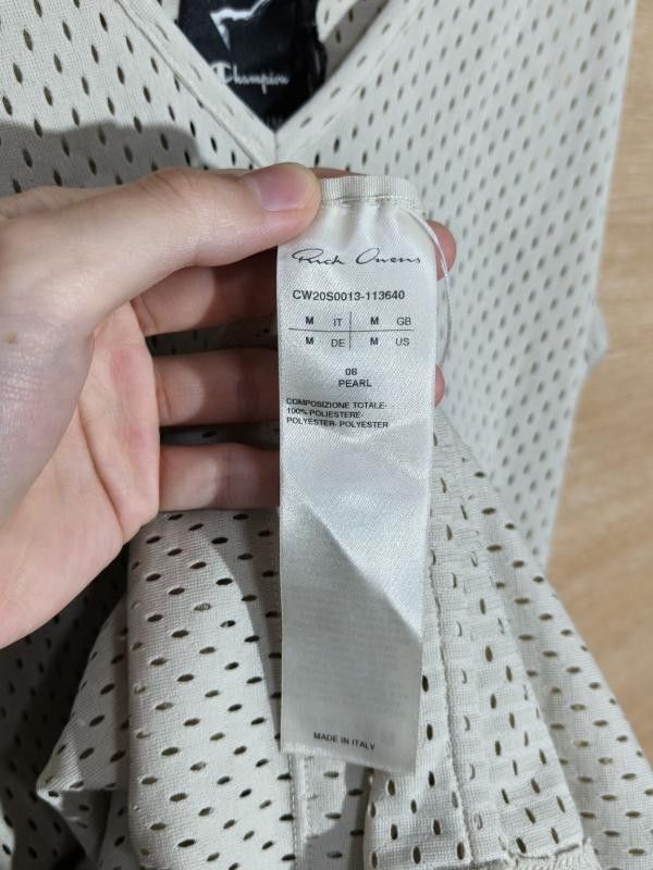 Champion × Rick Owens Rick Owens Gray Cutout Tank Top Size US M / EU 48-50 / 2 - 5 Thumbnail