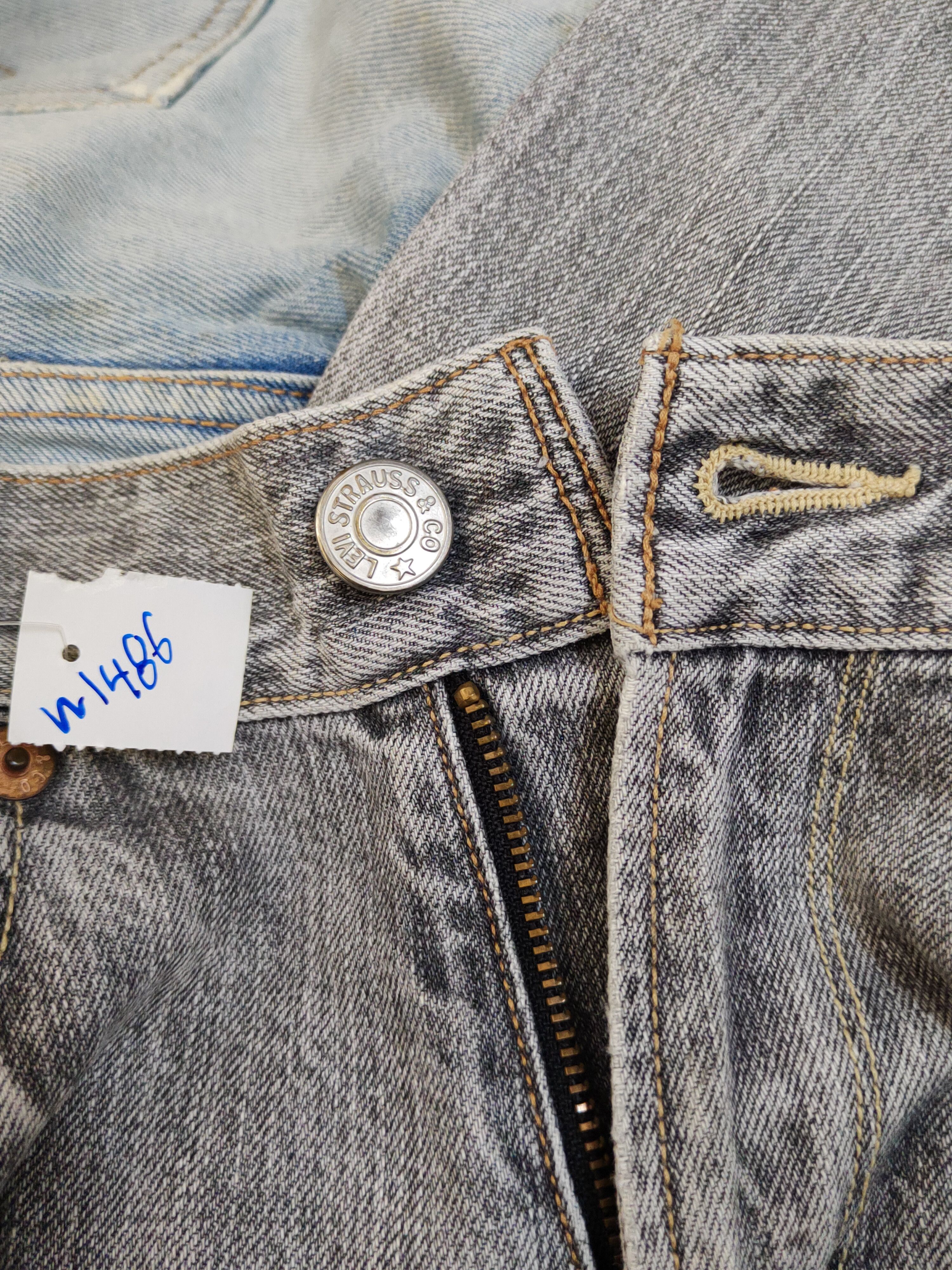 Levi's Levi's Black Faded Distressed Ripped Jeans#W1486 Size US 29 - 18 Thumbnail