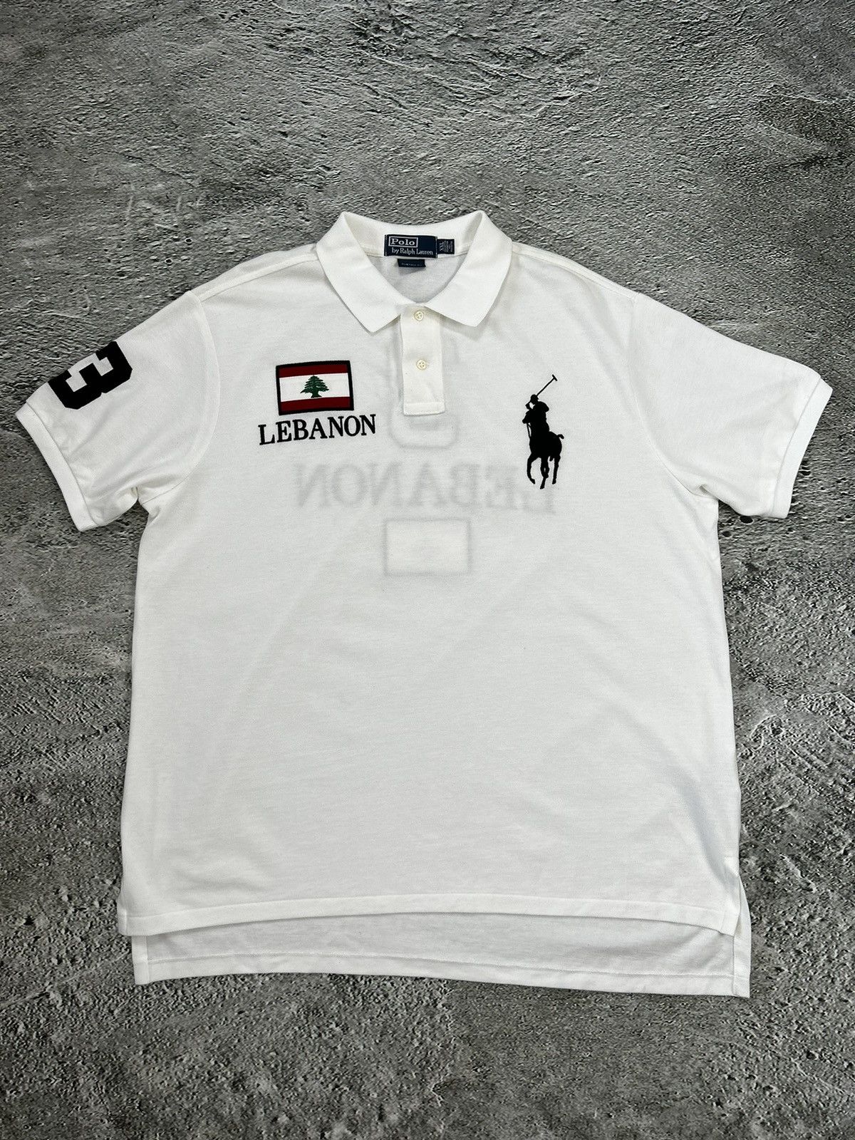 POLO RALPH LAUREN BIG PONY WHITE チーフキーフ Polo Ralph Lauren ビッグポニー ホワイト チーフキーフ M