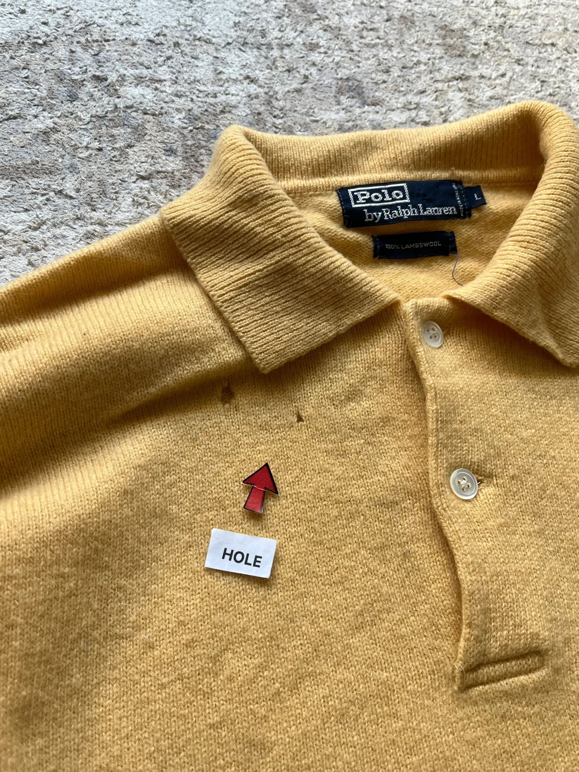 Polo Ralph Lauren Polo Ralph Lauren Small Pony Vintage 100% Lambswool Sweater Size US XL / EU 56 / 4 - 11 Thumbnail