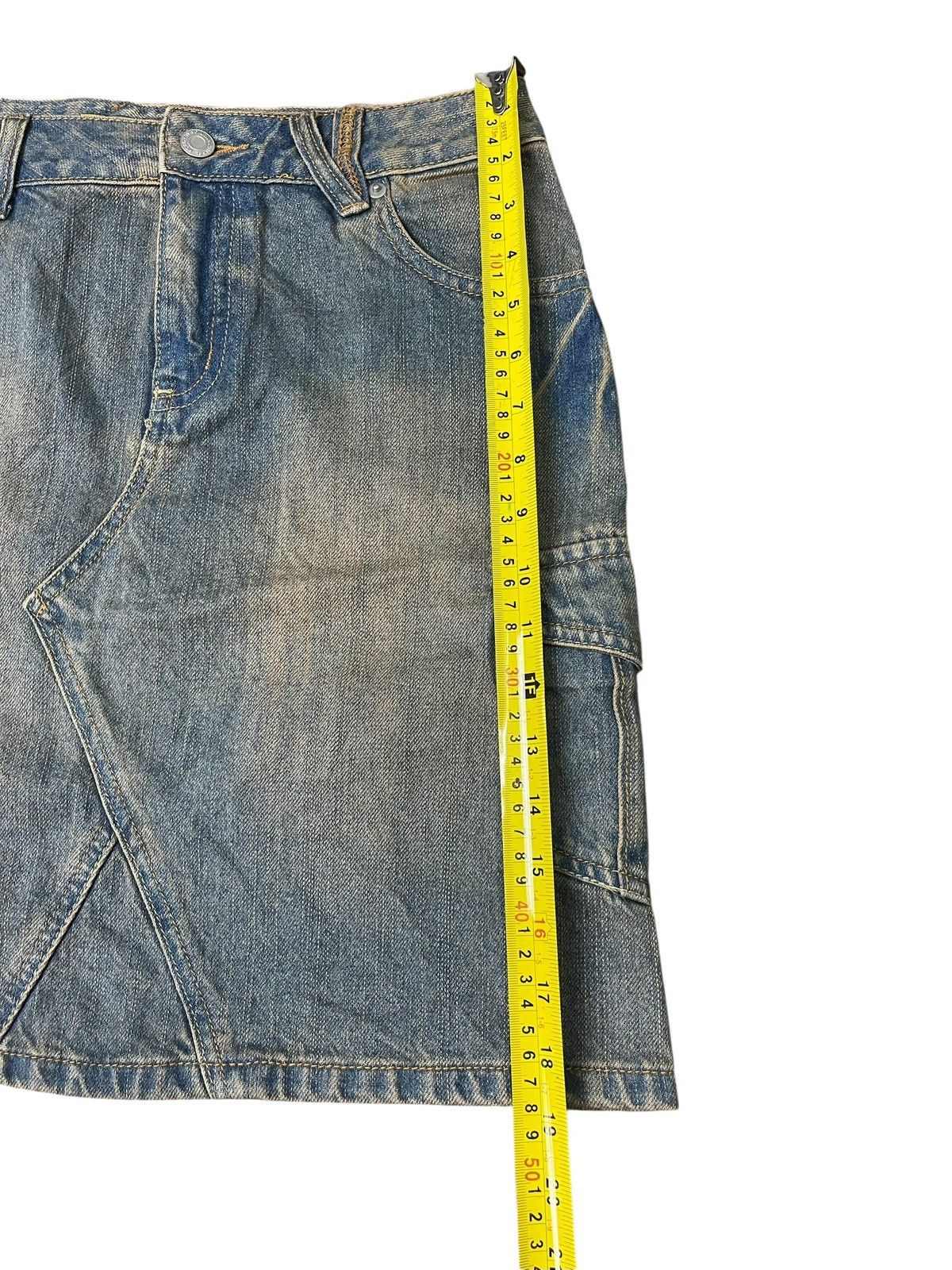 Japanese Brand Vintage Genuine Mini Skirt Six Pocket Streetwear Size 30" / US 8 / IT 44 - 7 Thumbnail