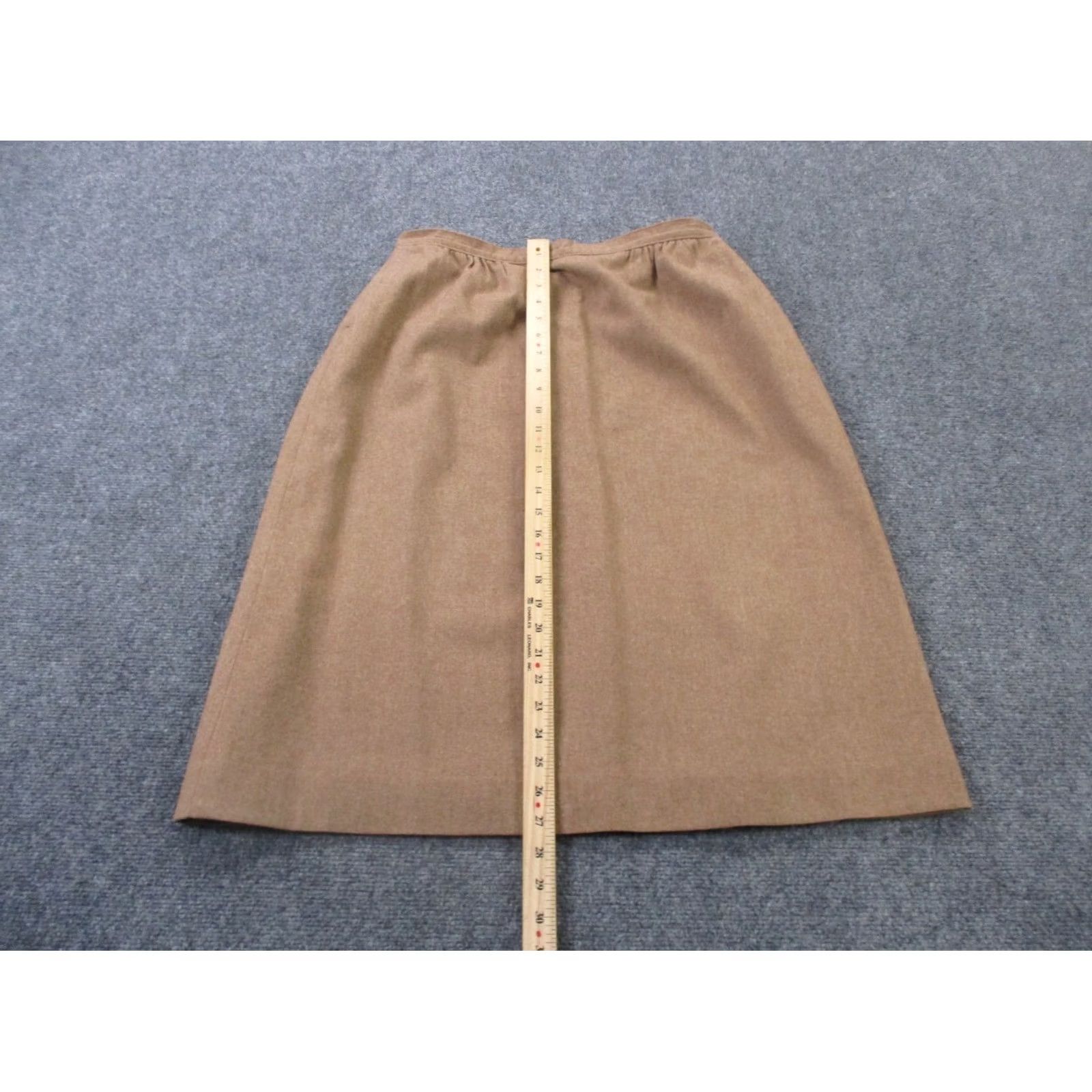 Pendleton Pendleton Skirt Women L Beige Wool A-Line Vintage Preppy USA Made Size 36" / US 14 / IT 50 - 3 Thumbnail