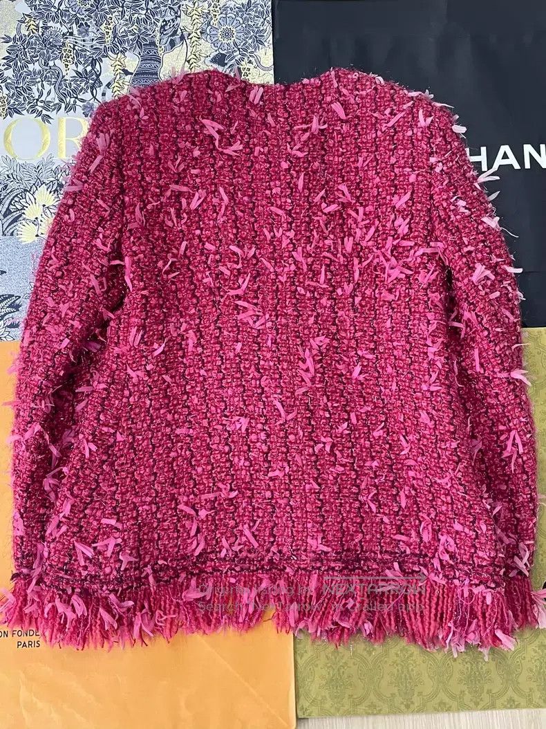Chanel Chanel Metropolitan Series Red Tassel Jacket Size XS / US 0-2 / IT 36-38 - 3 Thumbnail