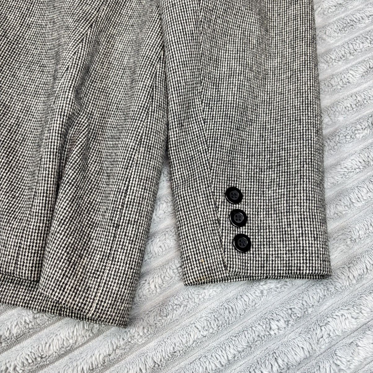 Pendleton Vintage Pendleton Blazer Womens 6 Black Plaid Houndstooth Size L / US 10 / IT 46 - 8 Thumbnail