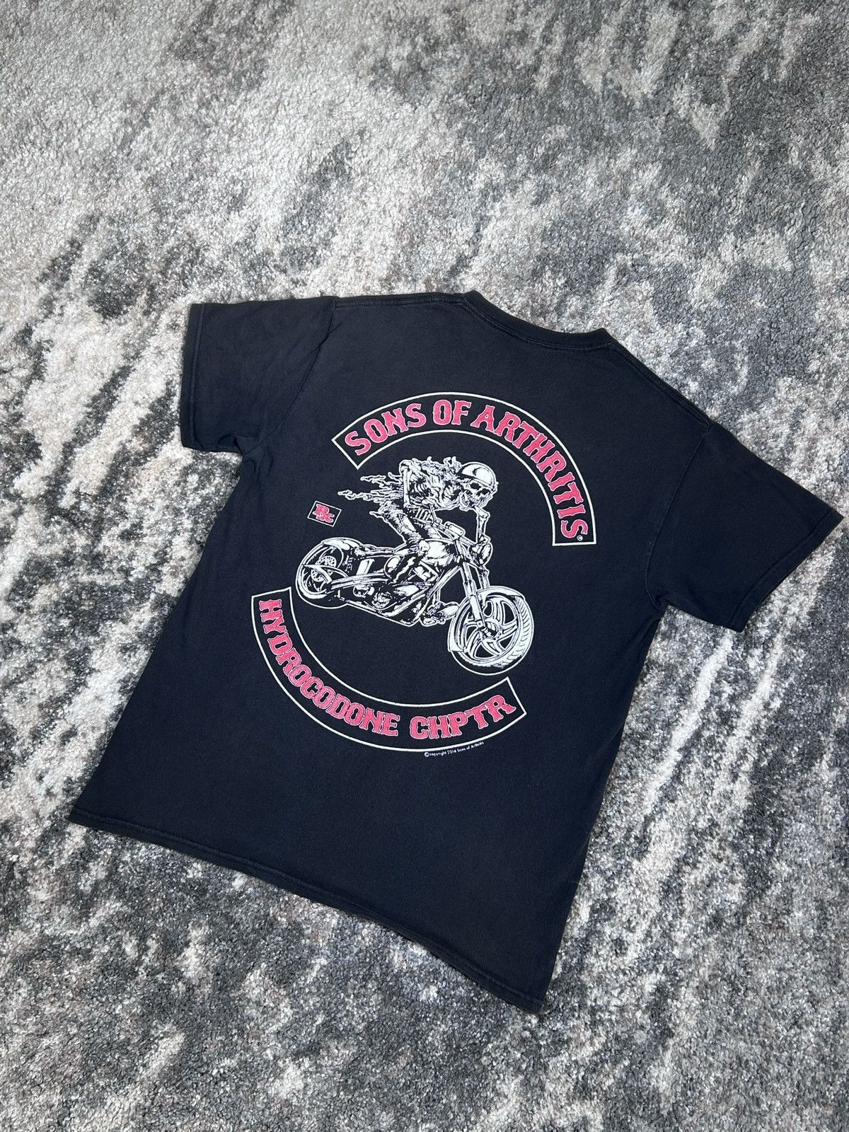 Band Tees × Vintage 2014 t-shirt Skulls Son Of Arthritis Tee Size US M / EU 48-50 / 2 - 2 Thumbnail