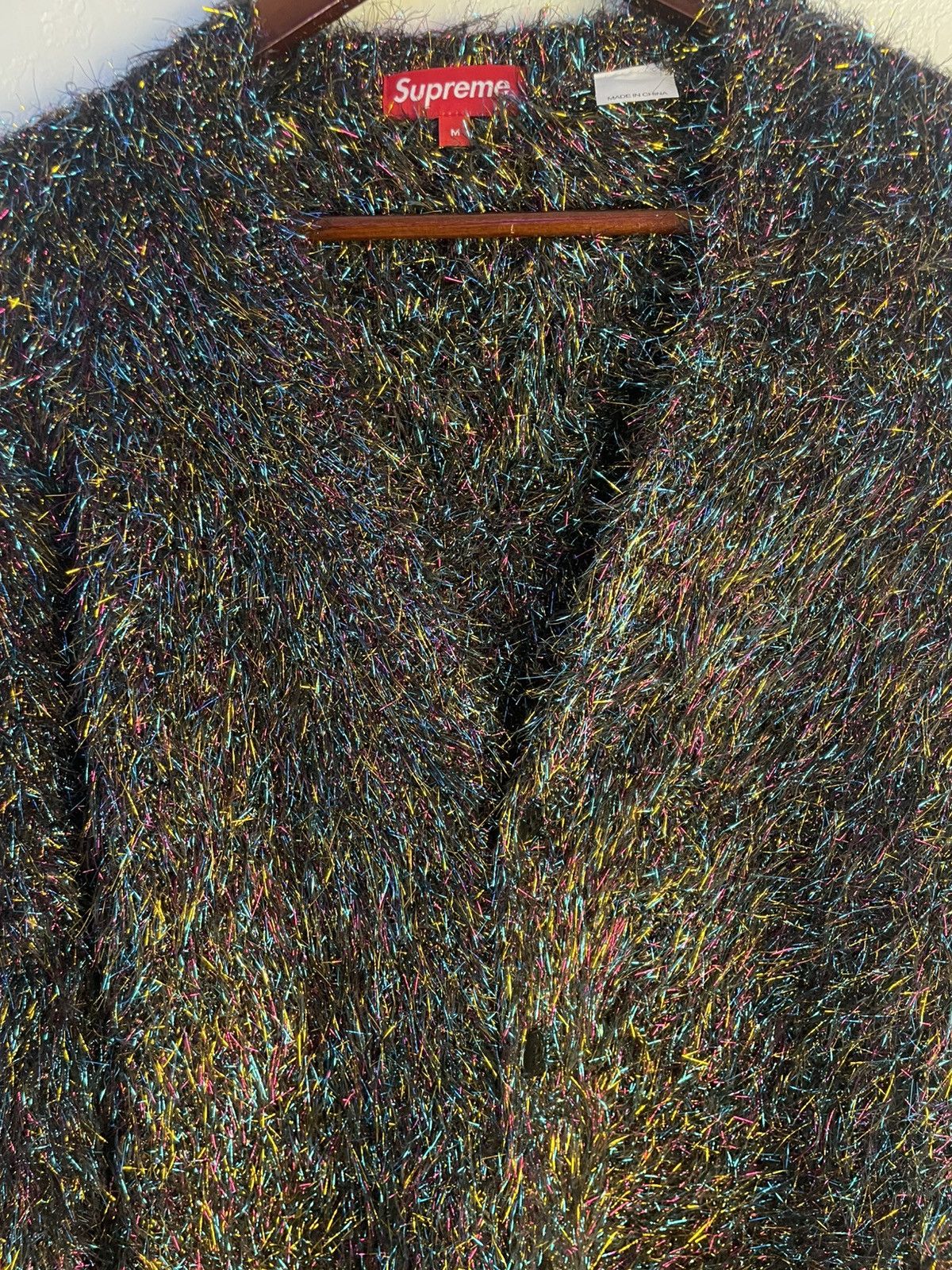 Supreme FW23 sparkle cardigan Size US M / EU 48-50 / 2 - 11 Thumbnail