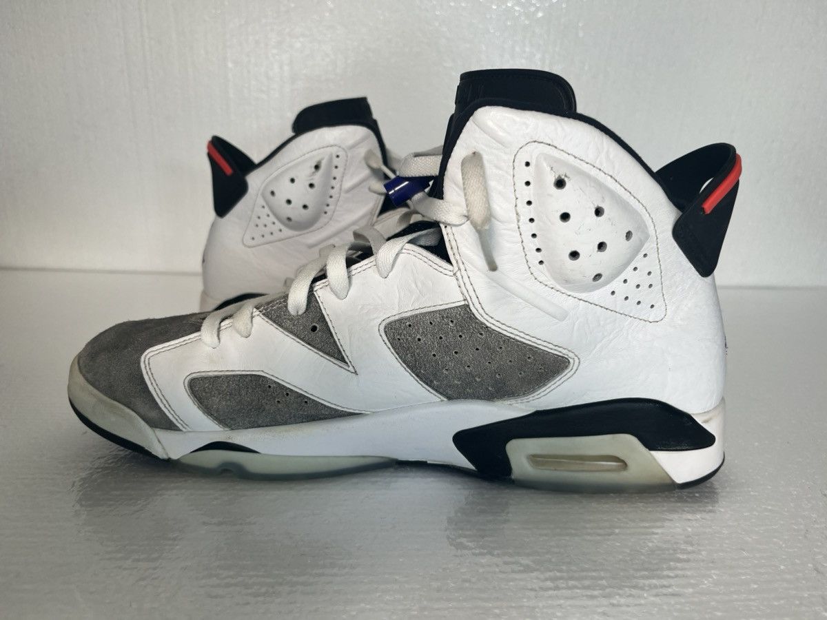 Jordan Brand Air Jordan 6 Retro LTR White Flint Flight Nostalgia Sz 14 Size US 14 / EU 47 - 3 Thumbnail