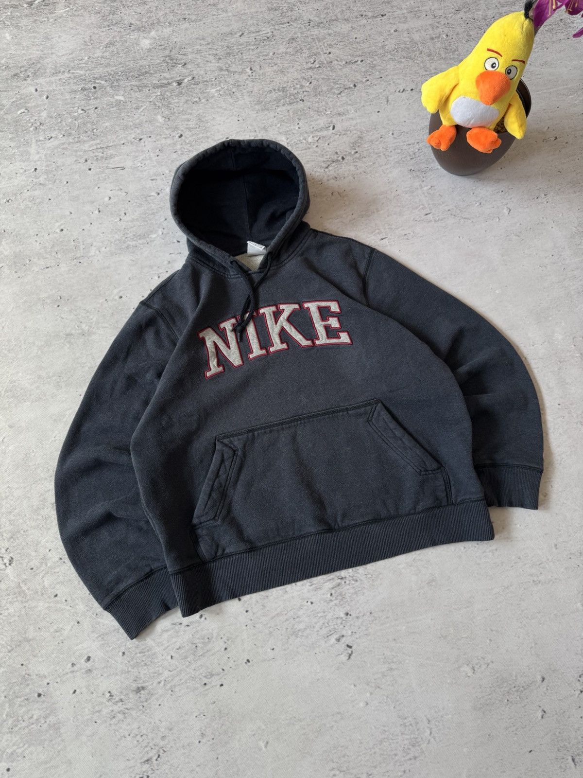 Nike × Vintage NIKE VINTAGE 00s y2k OVERSIZE BAGGY ZIP HOODIE CENTER LOGO Size US M / EU 48-50 / 2 - 1 Thumbnail