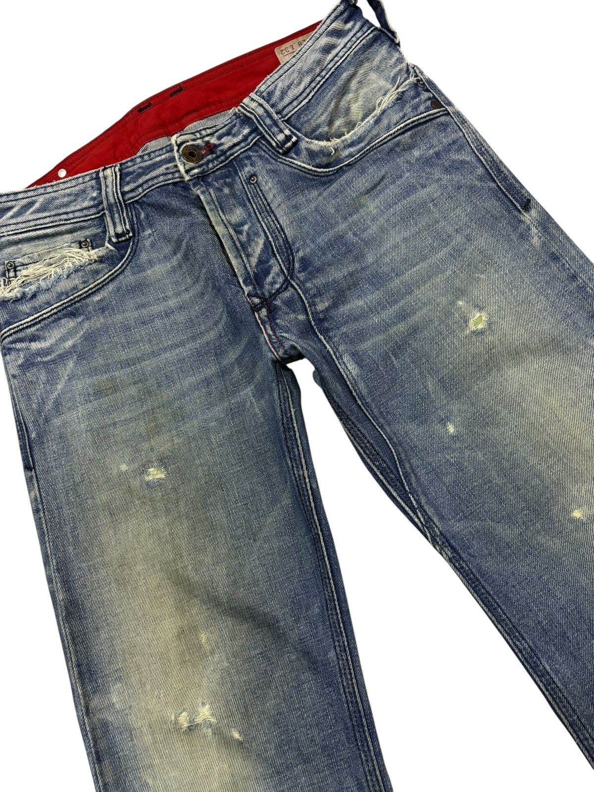 Diesel Vtg Diesel Timmen Grunge Distressed Jeans Size US 30 / EU 46 - 4 Thumbnail