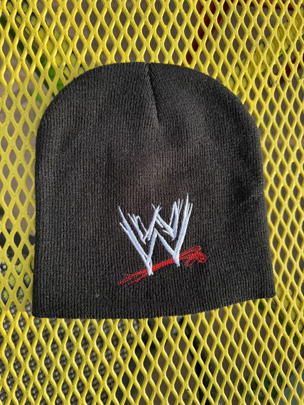 WCW/nWo × WWE × WWF WWE WRESTLING BEANIE Y2K VINTAGE WWF WCW NWO HAT Size ONE SIZE - 2 Thumbnail