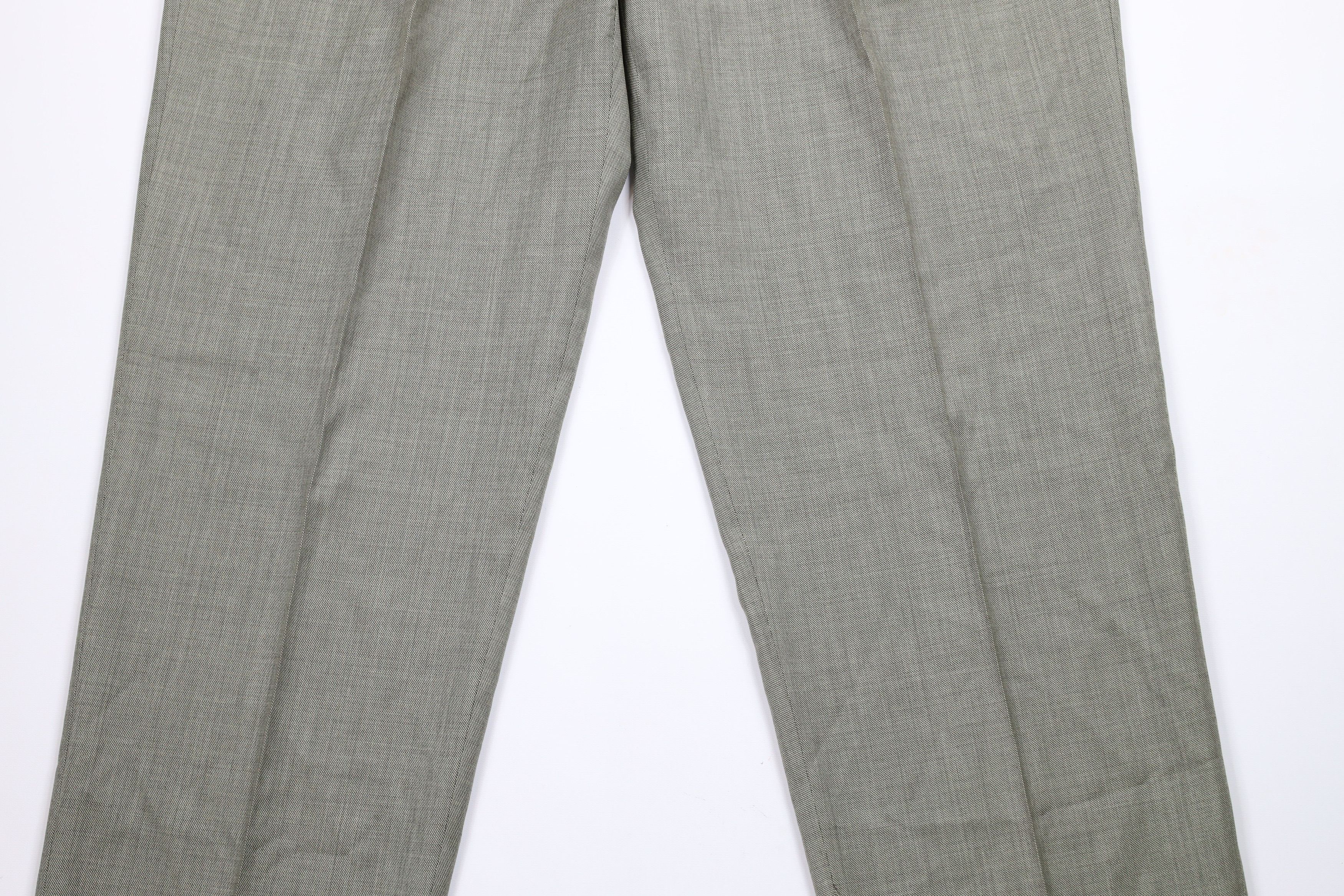 Vintage Vintage 90s Streetwear Wide Leg Chino Pants Heather Green Size US 40 / EU 56 - 3 Thumbnail