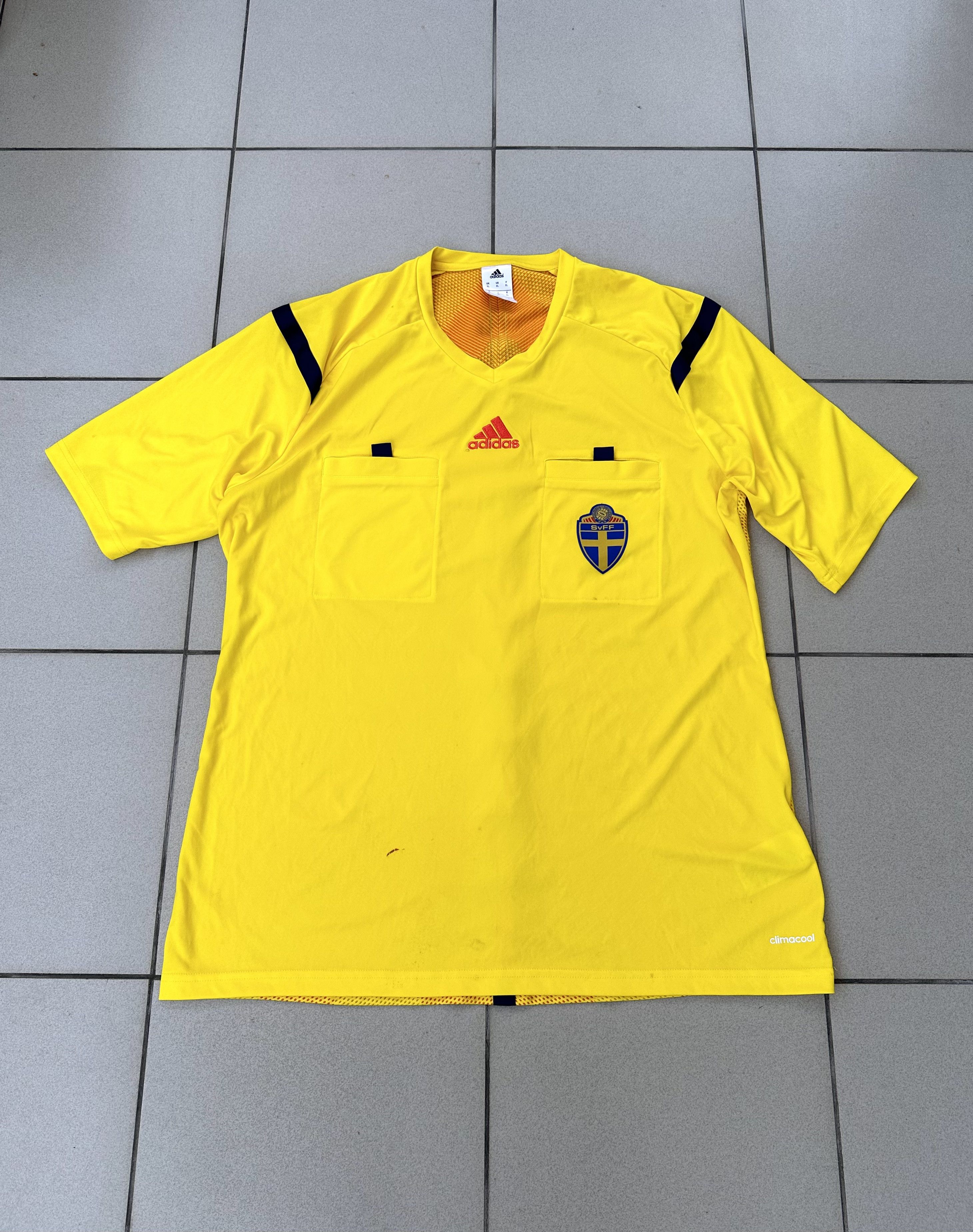 Adidas × Vintage Adidas SvFF Sweden football jersey tee tricot Size US XL / EU 56 / 4 - 2 Thumbnail