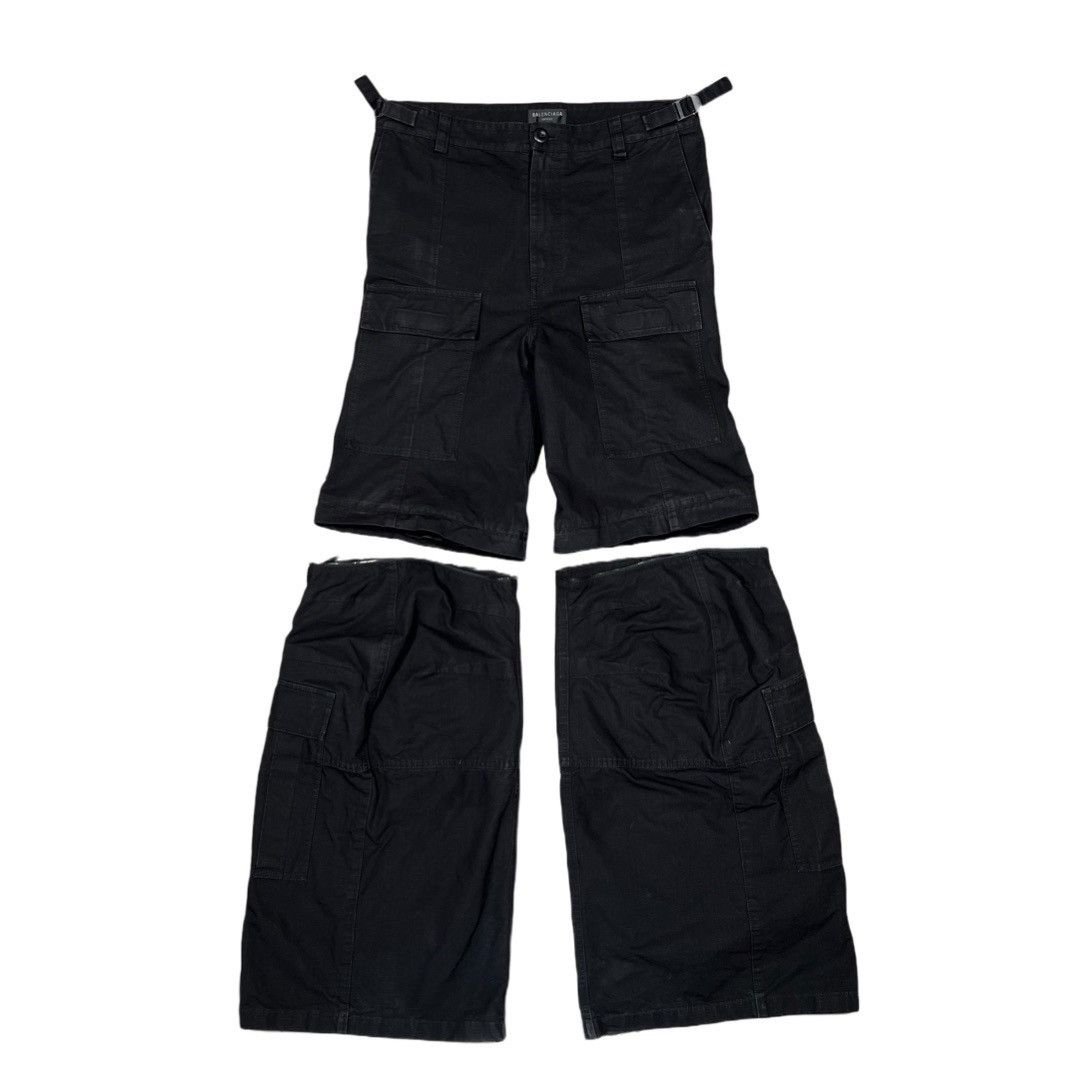 Balenciaga Balenciaga Winter 23 Runway Flared Cargo Pants Size US 30 / EU 46 - 3 Thumbnail