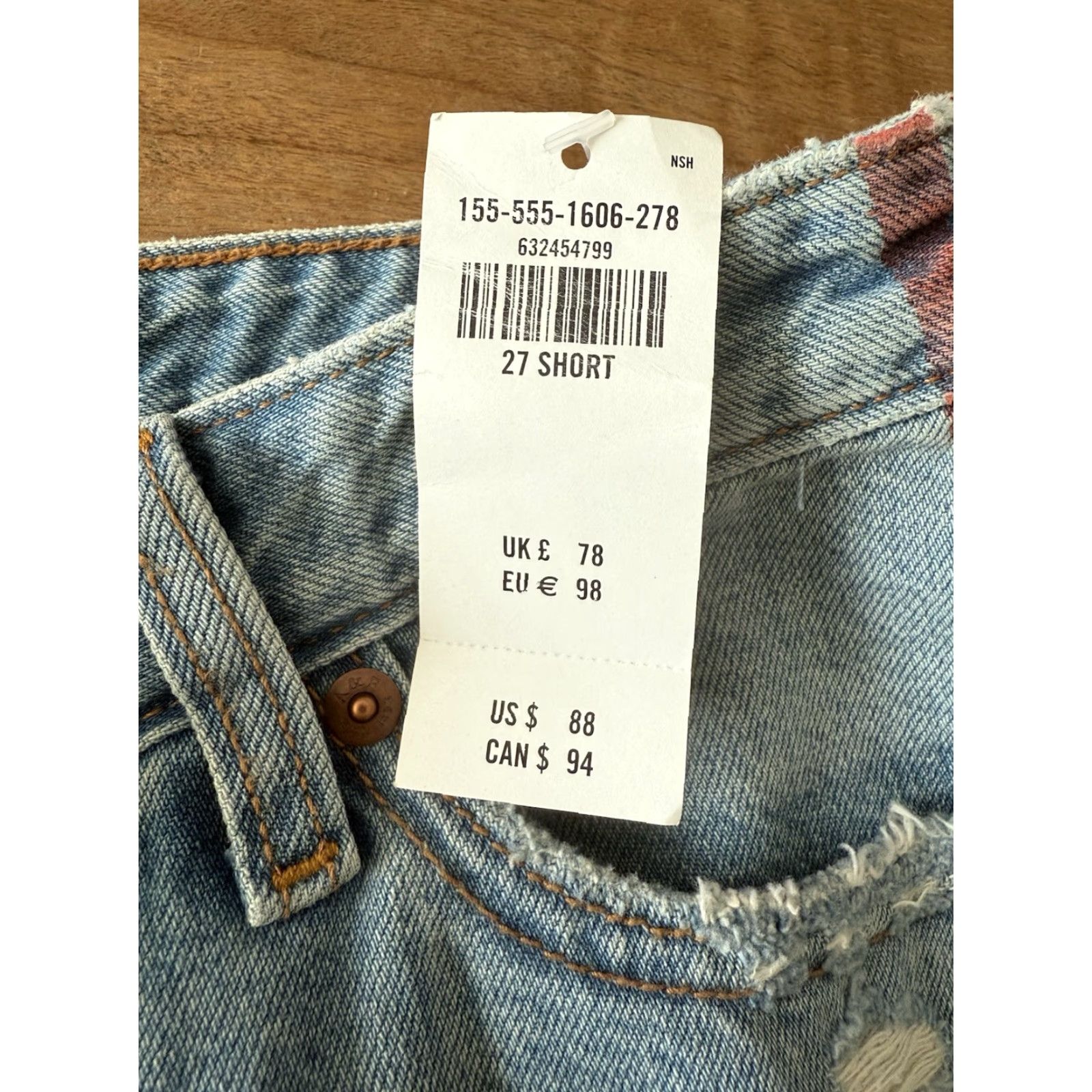 Abercrombie & Fitch Abercrombie & Fitch Jeans Womens 4S Girlfriend 27 29x24 Blue Denim 5-Pocket High Rise Striped Size 27" / US 4 / IT 40 - 5 Thumbnail