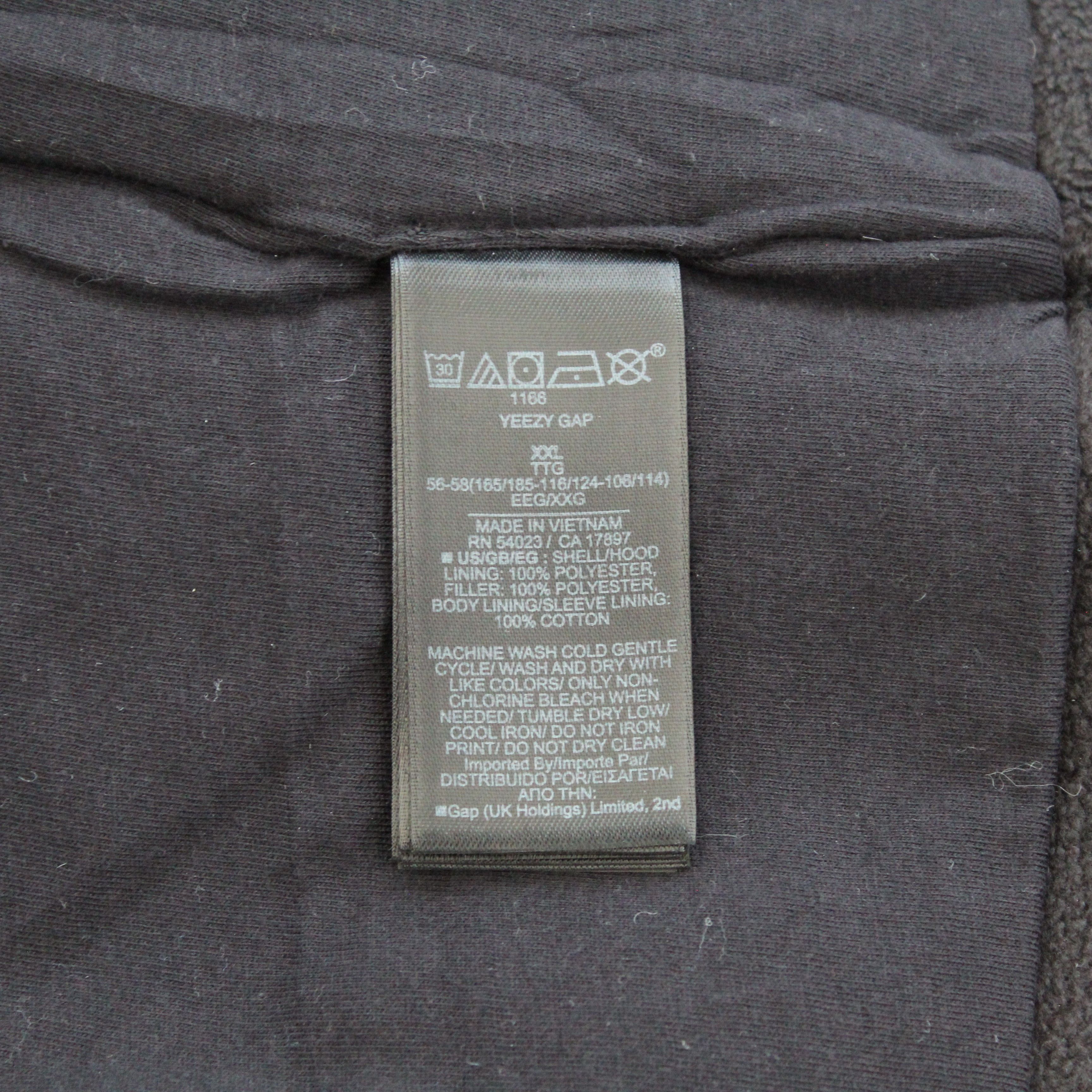 Balenciaga × Gap × Yeezy Polar Fleece Padded Hoodie Size US XXL / EU 58 / 5 - 5 Thumbnail