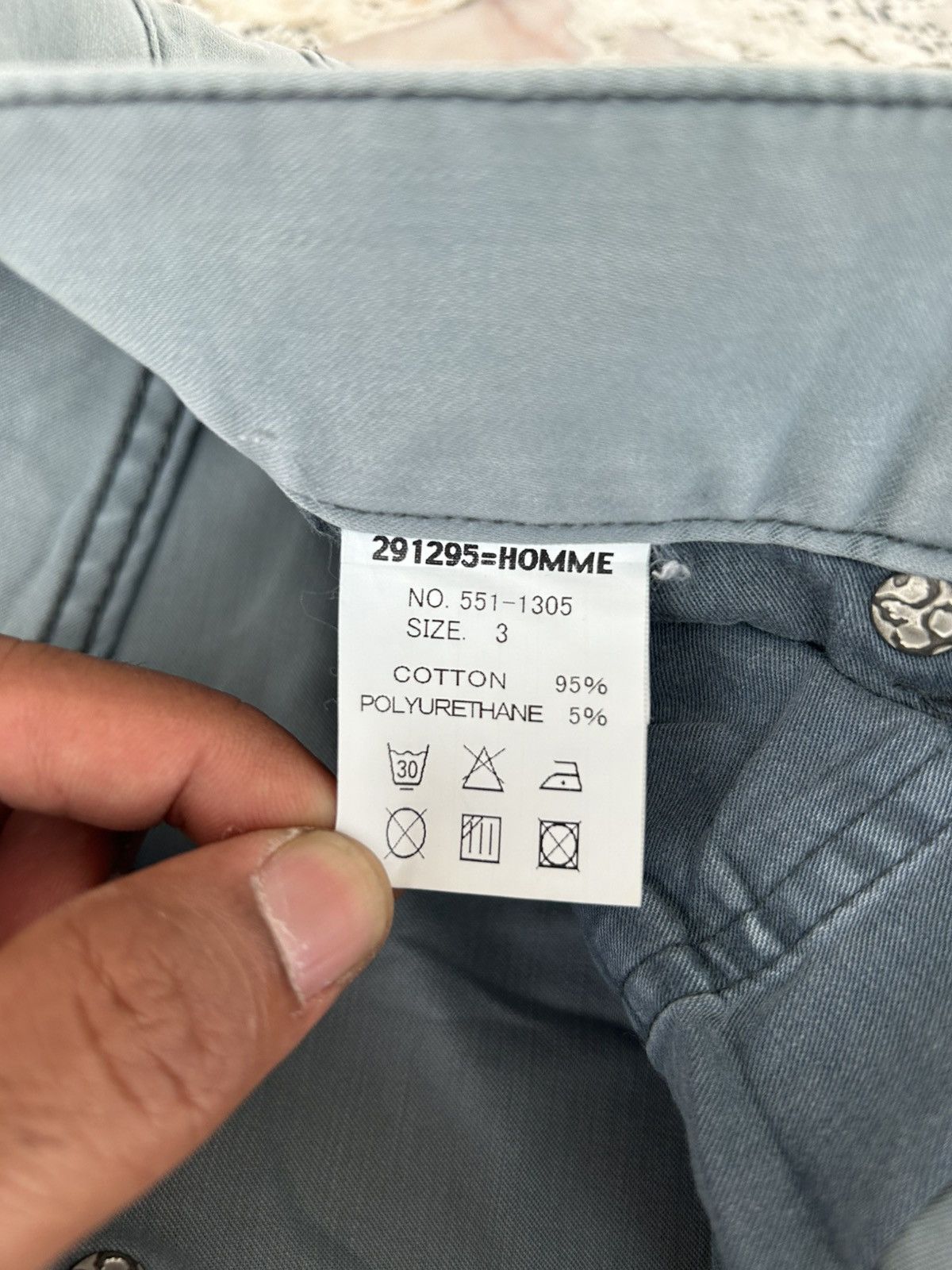 291295=Homme 291295 Homme Vintage Casual Trousers Size US 30 / EU 46 - 10 Thumbnail