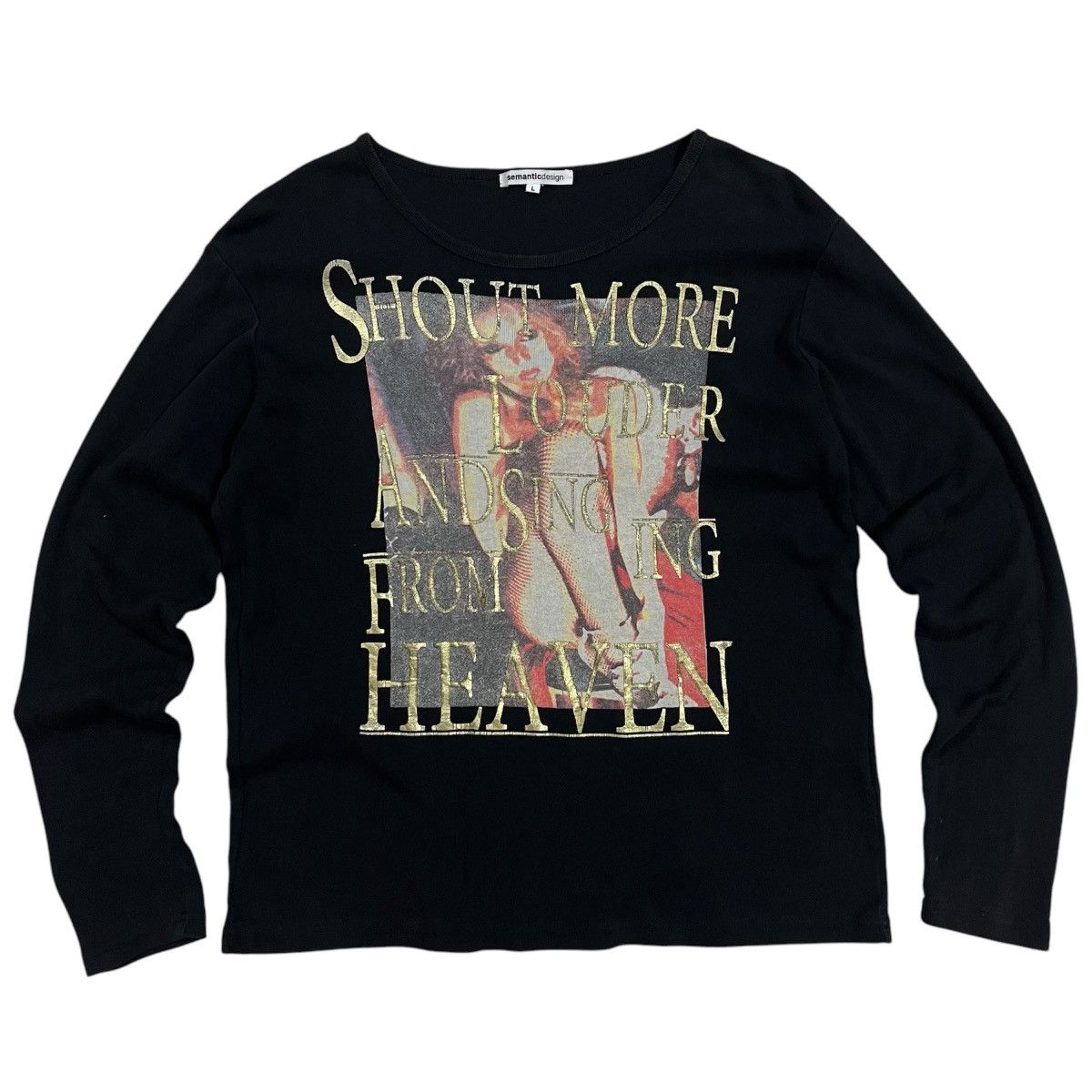If Six Was Nine × Japanese Brand × Le Grande Bleu (L.G.B.) Semantic design poem punk shirt Size US M / EU 48-50 / 2 - 2 Thumbnail