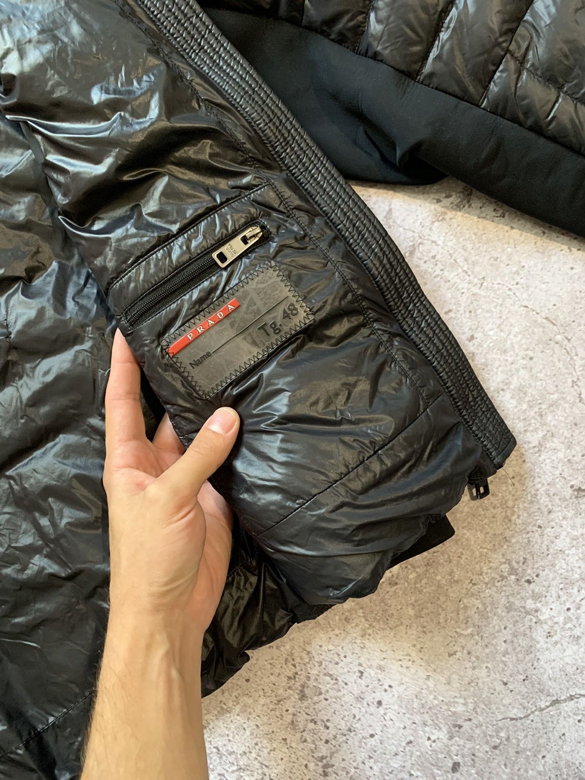 Prada Prada Sport Tech Puffer Jacket with triangle logo. Size M / US 6-8 / IT 42-44 - 6 Thumbnail