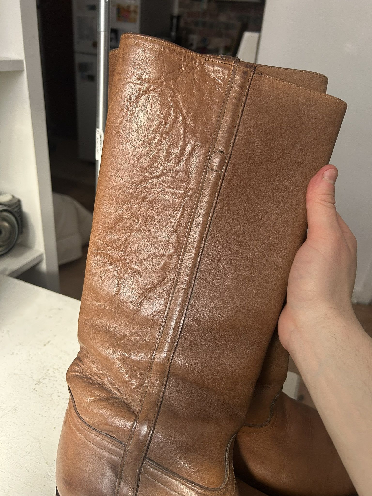 Frye Women's Frye leather riding boots, size 7 Size US 7 / IT 37 - 9 Thumbnail