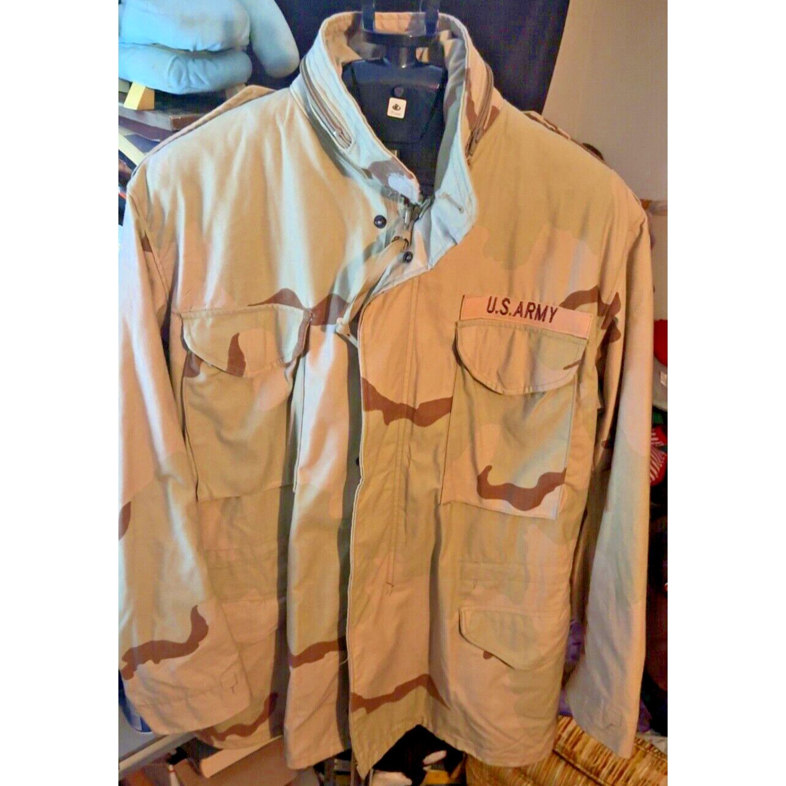 & Other Stories US Air Force Desert Camo Field Jacket Coat Cold Weather Med Size US M / EU 48-50 / 2 - 3 Thumbnail
