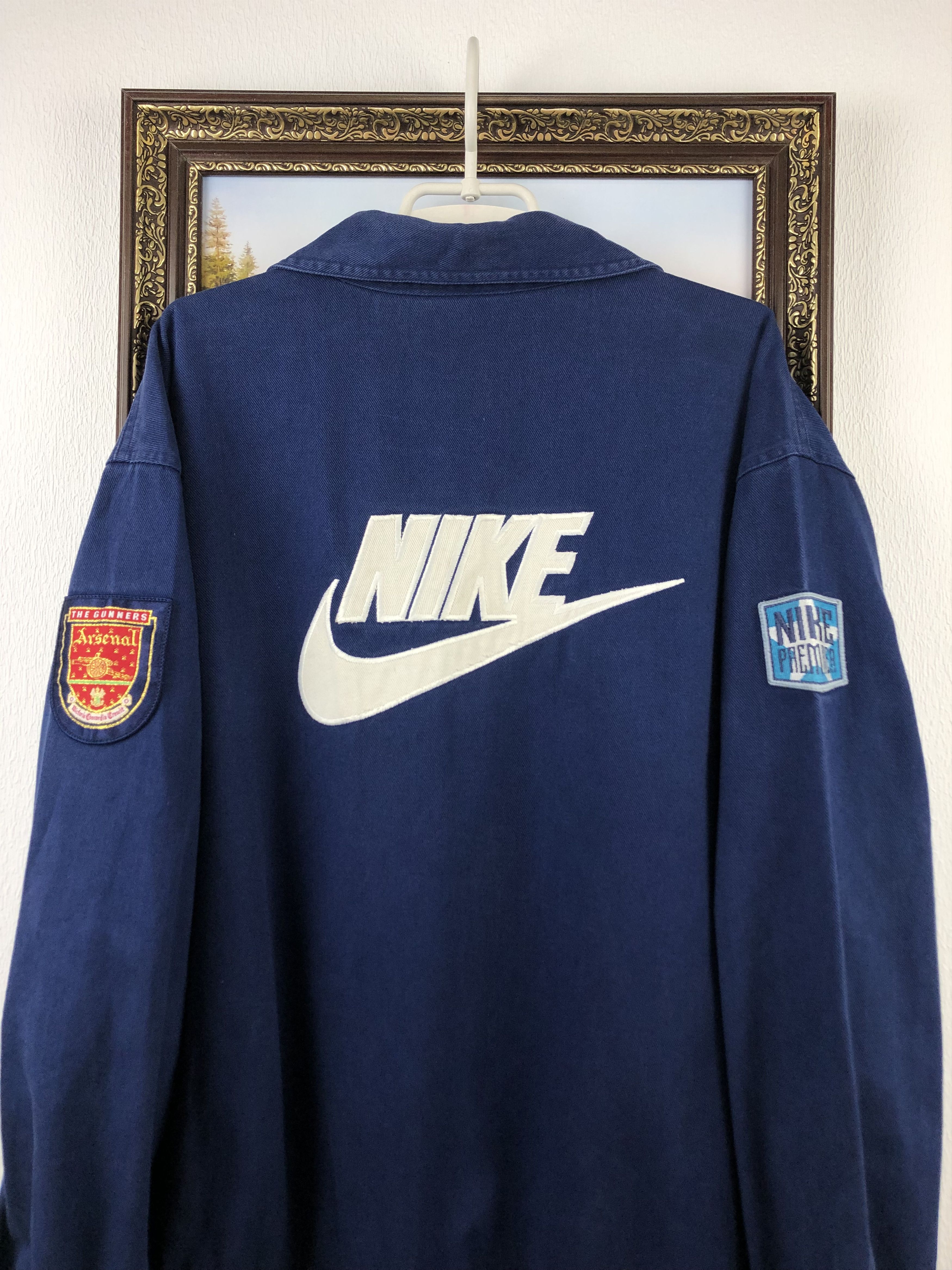 Nike Vintage Premier Arsenal Player Warm Up Sweatshirt Jacket Size US XL / EU 56 / 4 - 14 Thumbnail