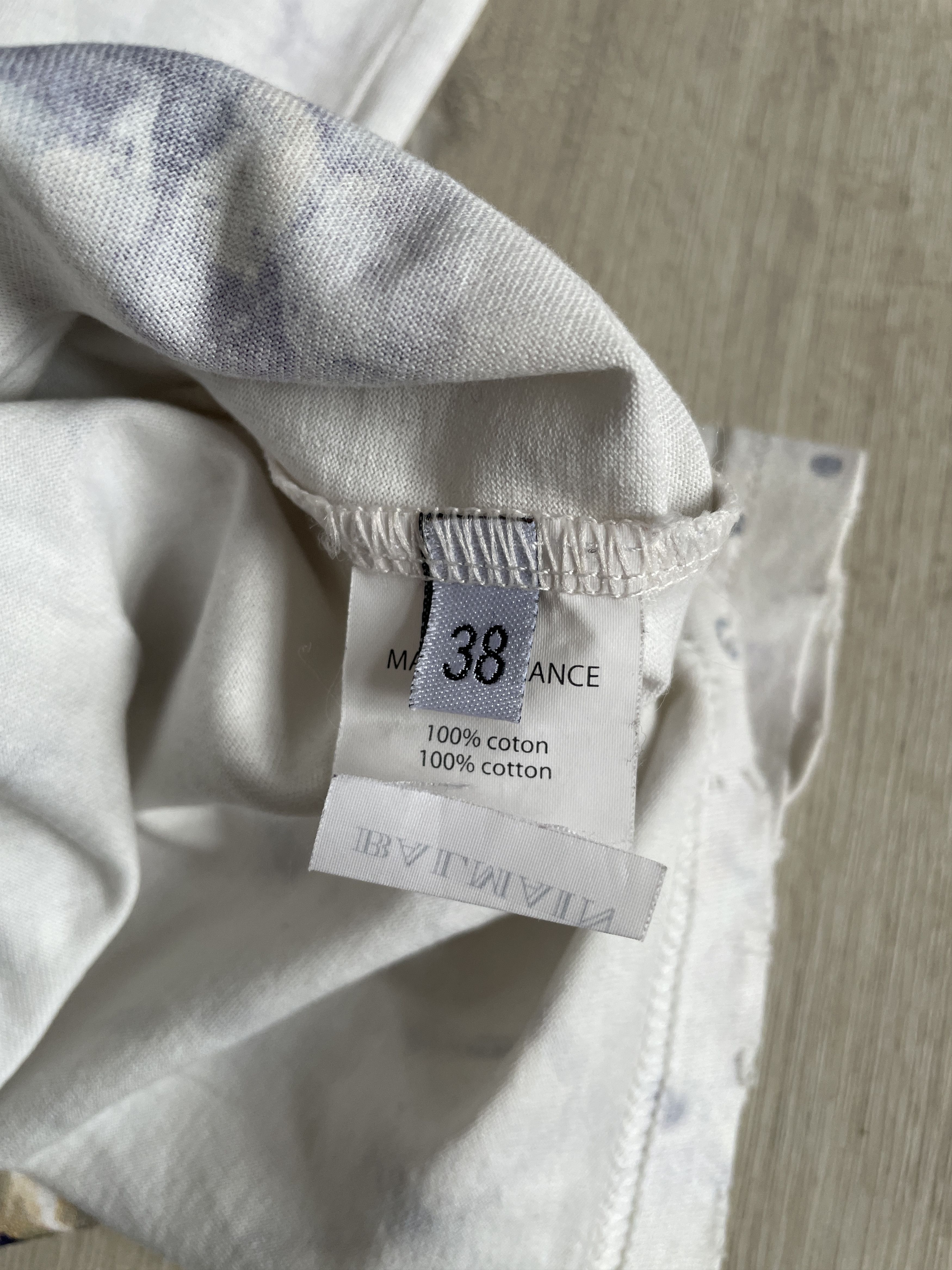 Balmain Balmain AW12 t-shirt by Oliver Rousteing Size US S / EU 44-46 / 1 - 8 Thumbnail