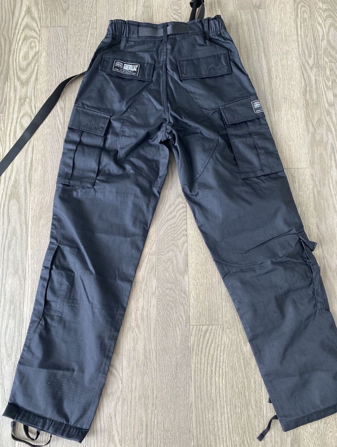 Corteiz Corteiz Guerillaz Cargo Triple Black Size US 30 / EU 46 - 5 Thumbnail