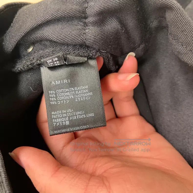 Amiri Amiri Black denim pants Size US 30 / EU 46 - 4 Thumbnail