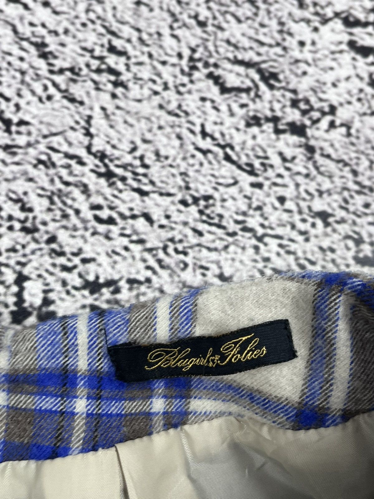 Blumarine Vintage Blumarine Blugirl Check Wool mini skirt Size 38 Size 26" / US 2 / IT 38 - 7 Thumbnail