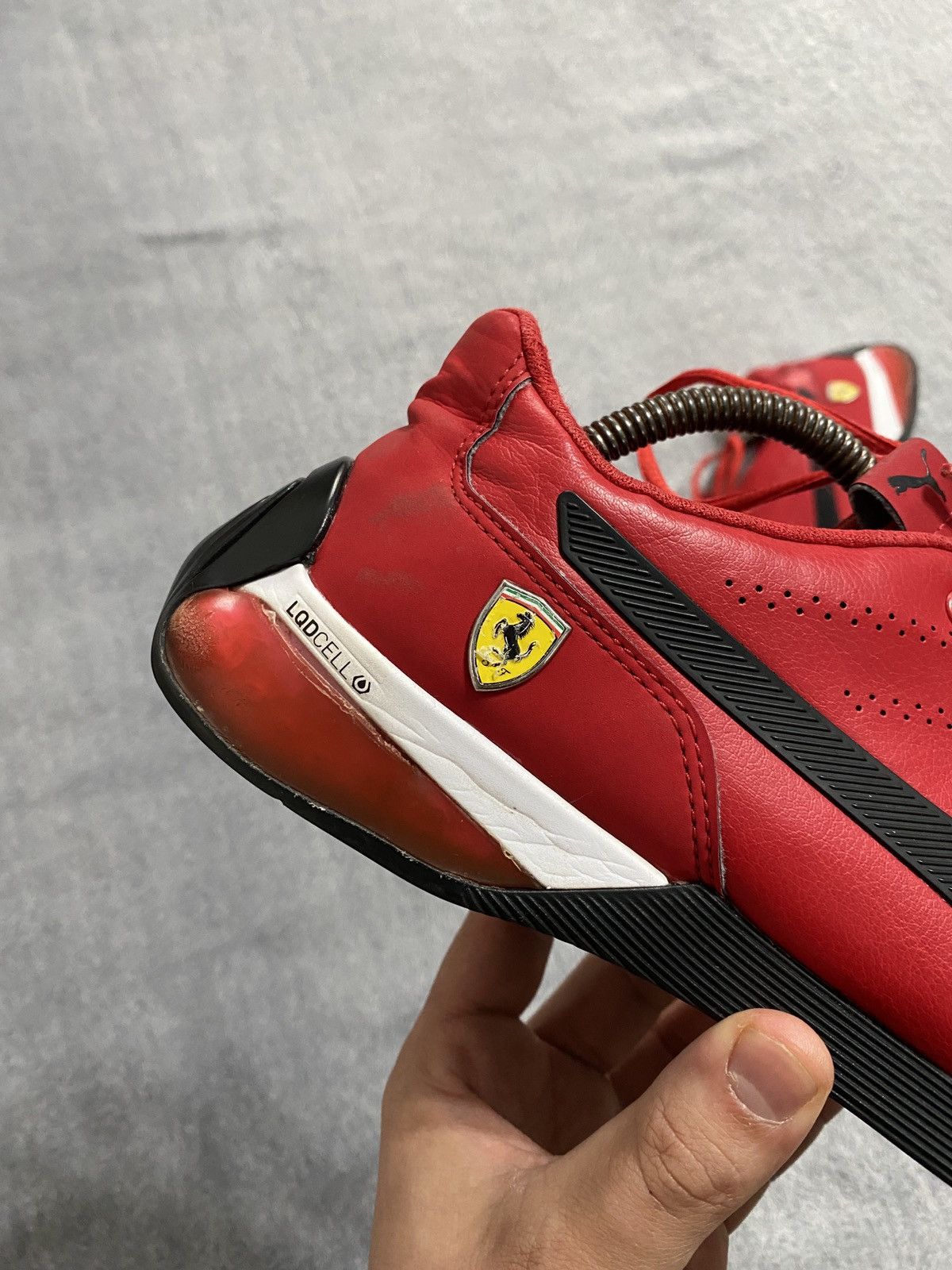 Ferrari × Puma Vintage Puma Ferrari leather sneakers Y2K style Size US 9.5 / EU 42-43 - 5 Thumbnail