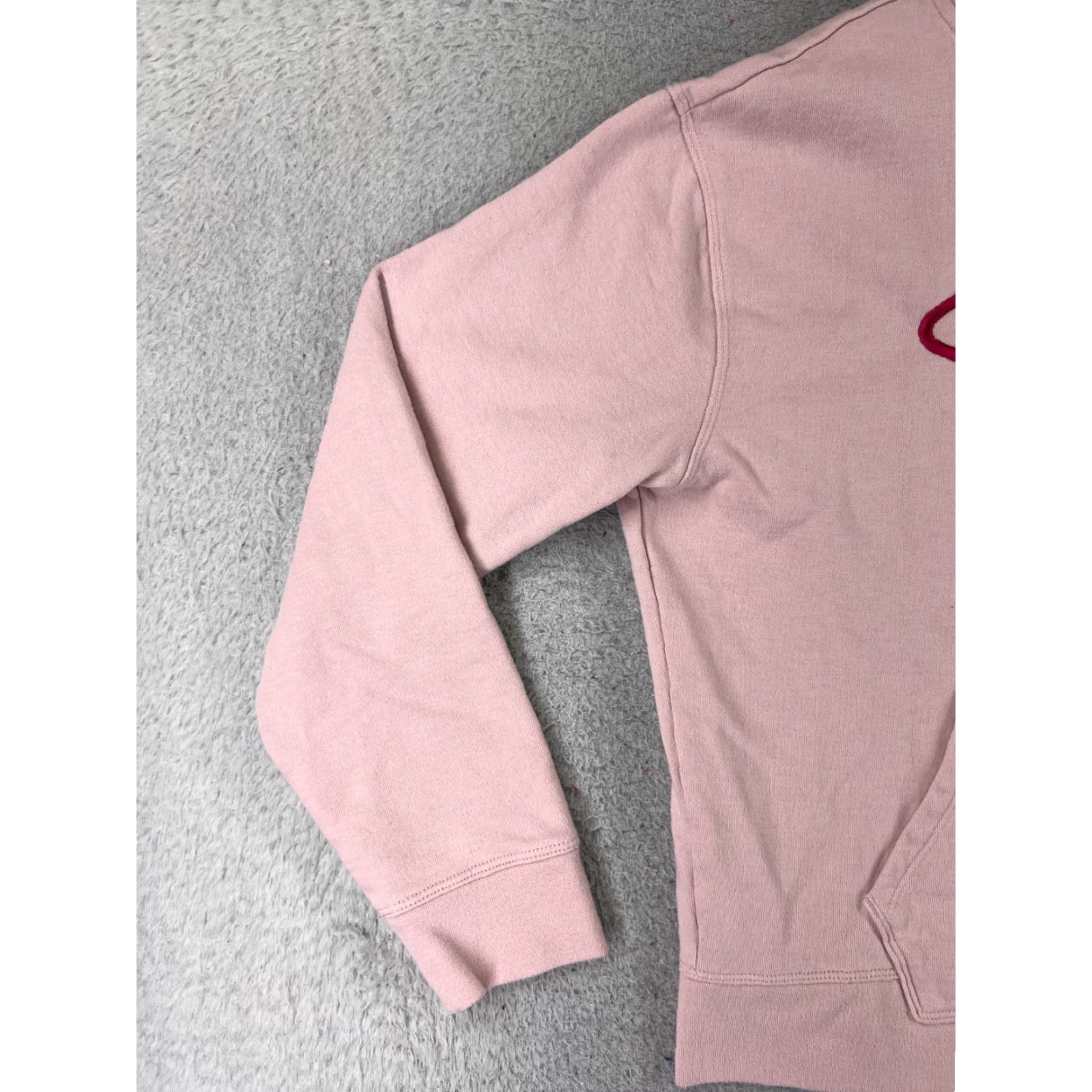 Champion Champion Hoodie Women Large Pink Pullover Kangaroo Pocket Embroidered Size L / US 10 / IT 46 - 3 Thumbnail