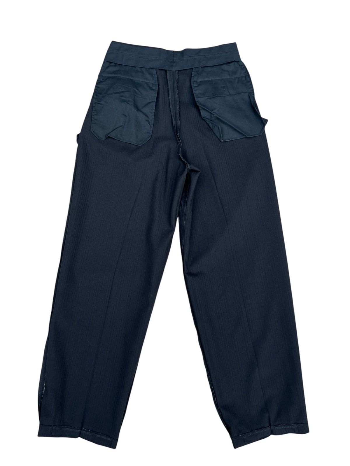 Y's for Men × Yohji Yamamoto Vintage 1998 S/S Yohji Yamamoto Y’s for Men Stripe Trouser Size US 29 - 19 Thumbnail