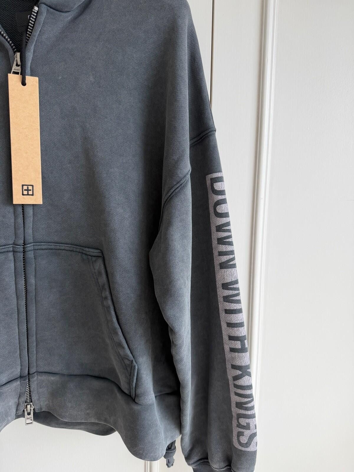 Ksubi new Ksubi mens kings halen zip hoodie medium m grey gray top Size US M / EU 48-50 / 2 - 5 Thumbnail