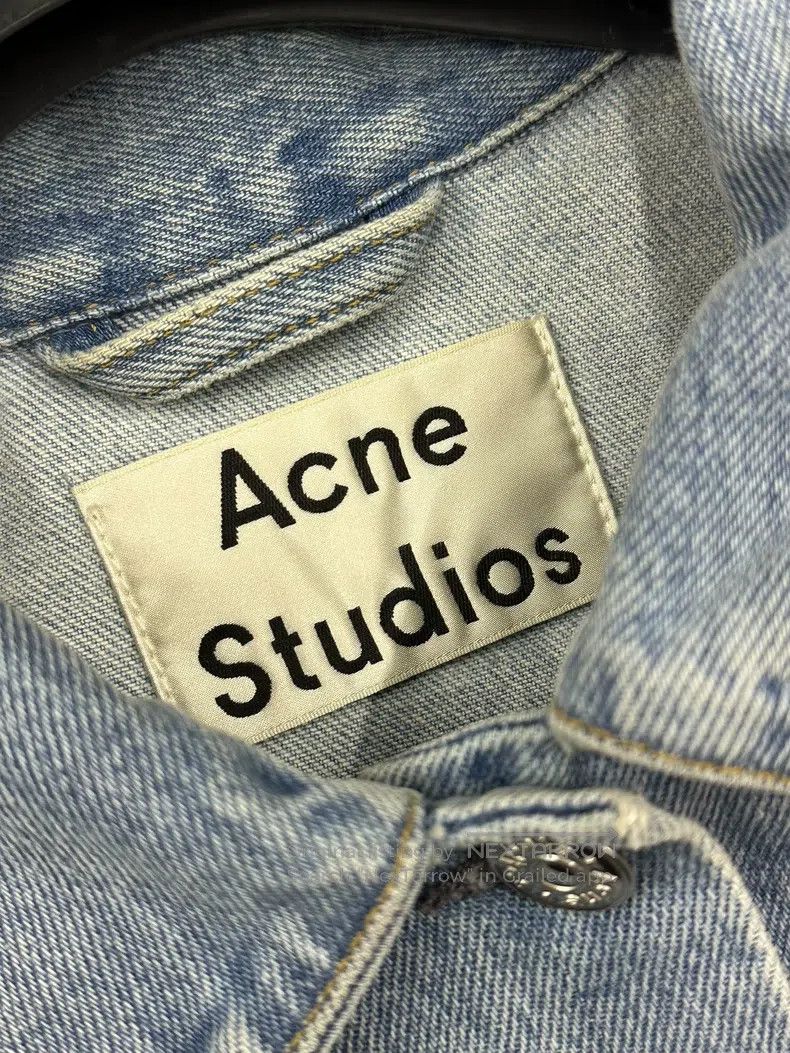 Acne Studios Acne Studios Blue Denim Jacket Size XS / US 0-2 / IT 36-38 - 3 Thumbnail