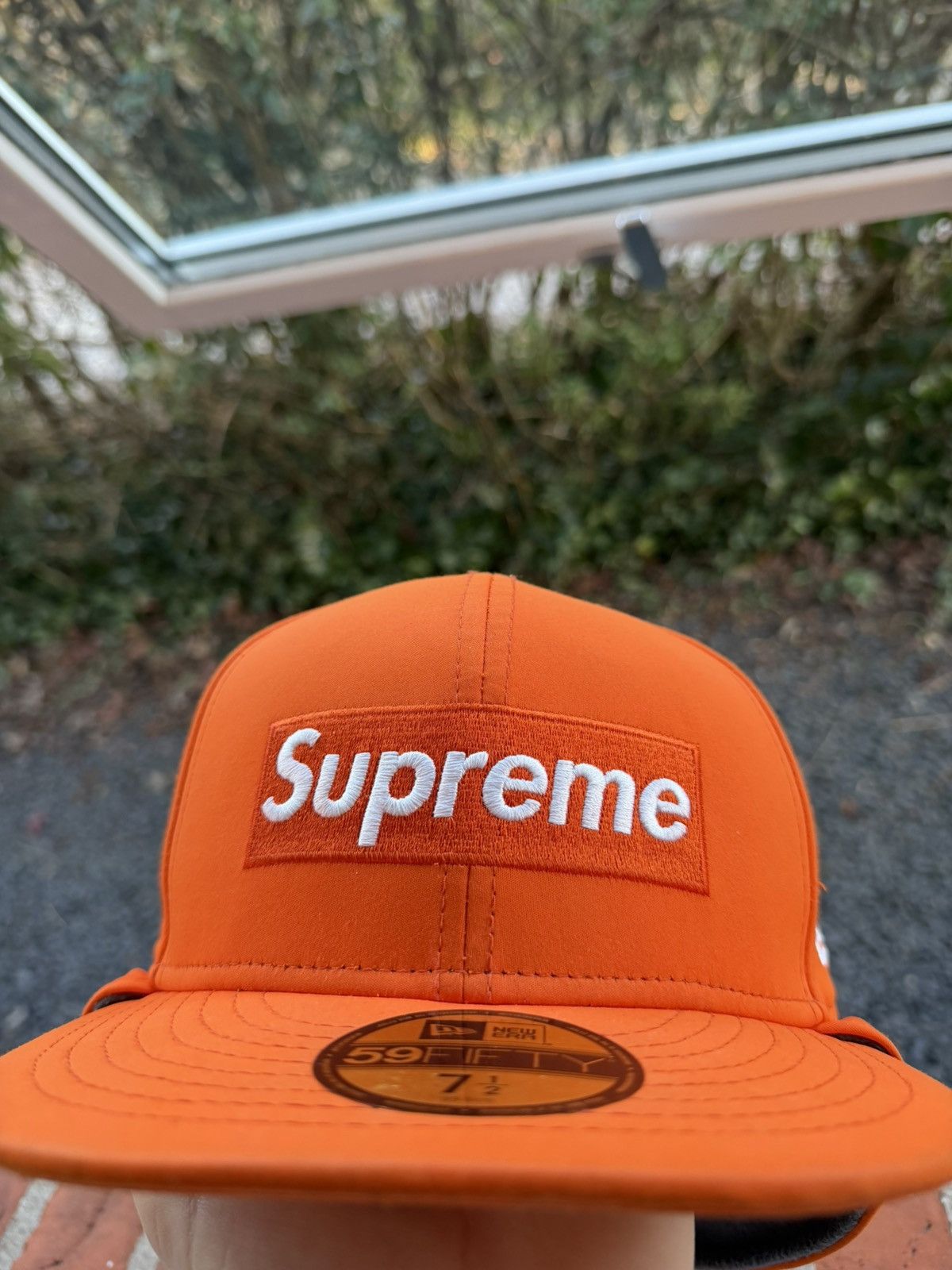 New Era × Supreme Supreme Orange Cap FW (20) Size ONE SIZE - 7 Thumbnail