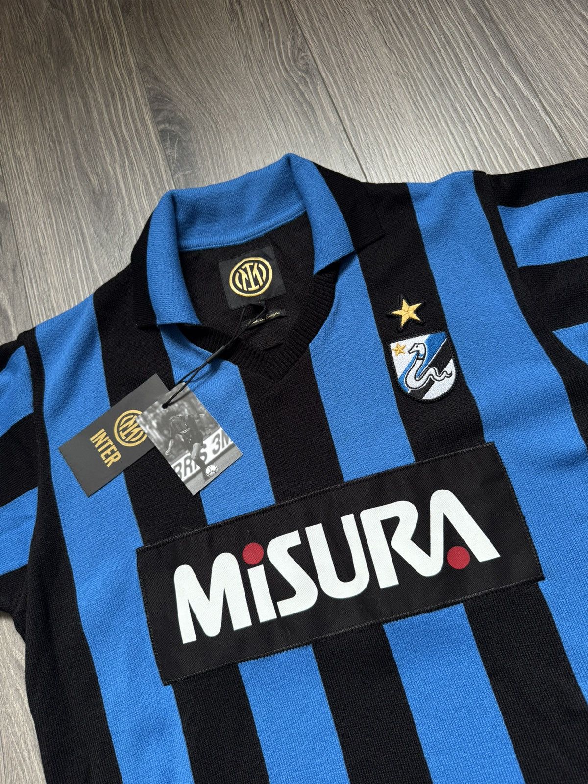 Vintage Inter Milan Home football shirt Soccer Jersey Replica Size US M / EU 48-50 / 2 - 3 Thumbnail